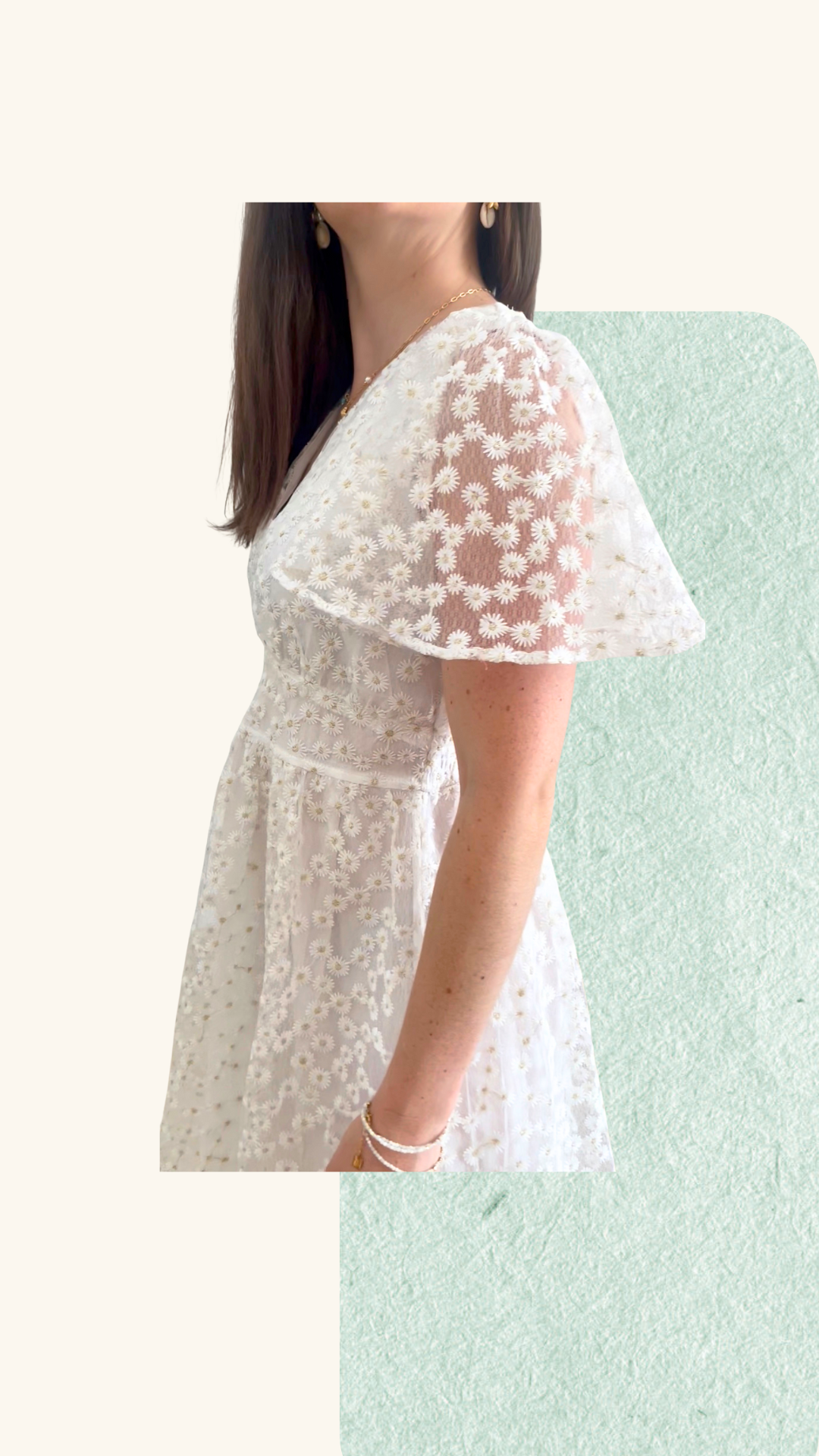 Robe Marguerite blanche