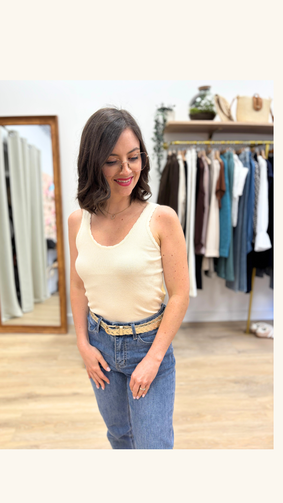 Top Cathy beige
