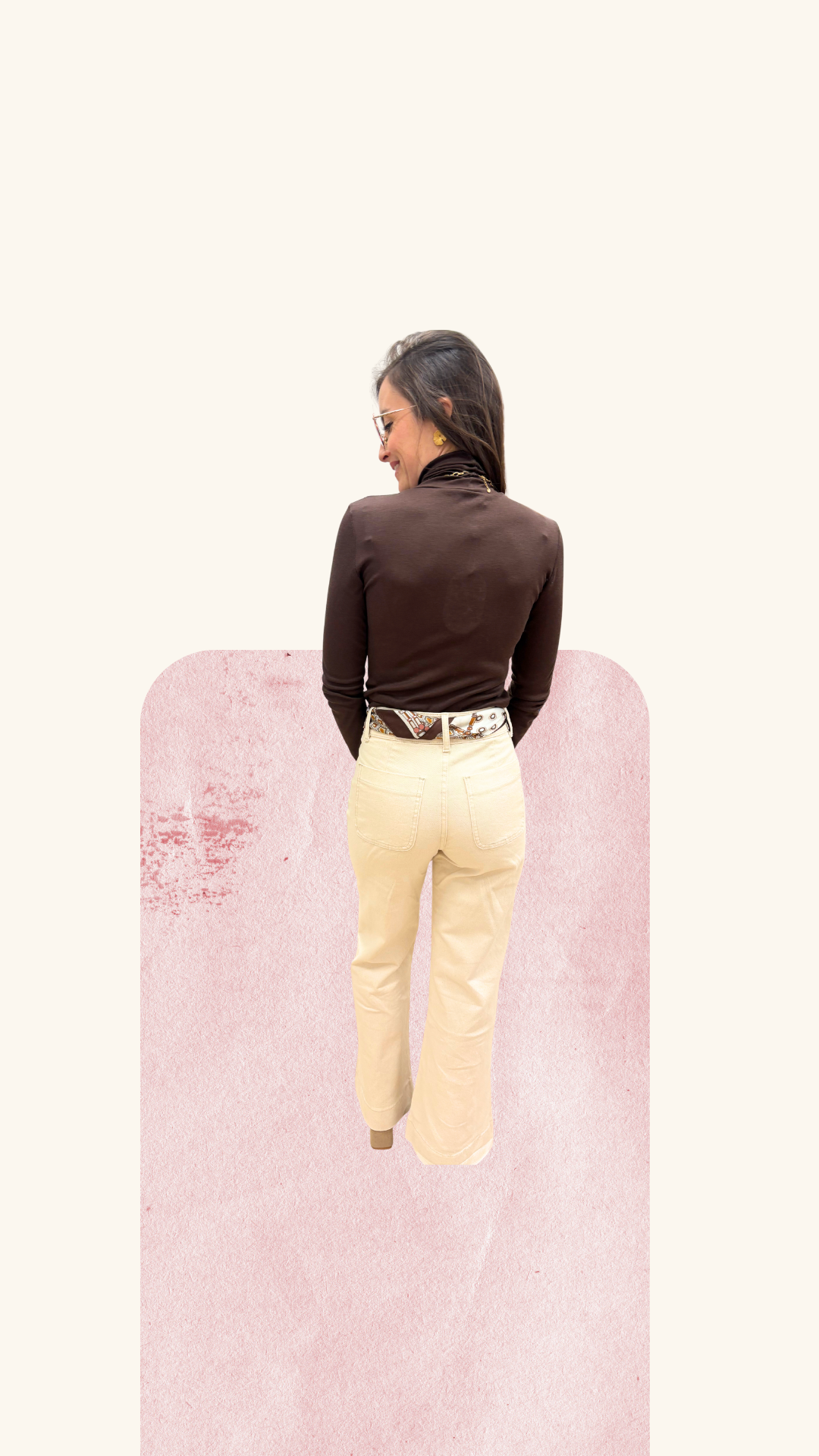 Jean Gabie flair beige