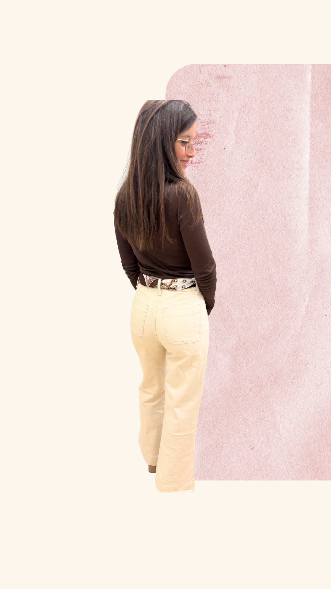 Jean Gabie flair beige