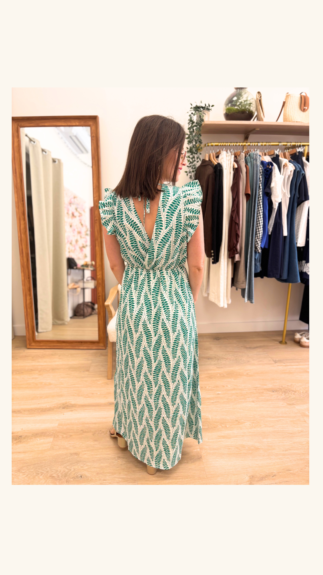 Robe Blandine verte