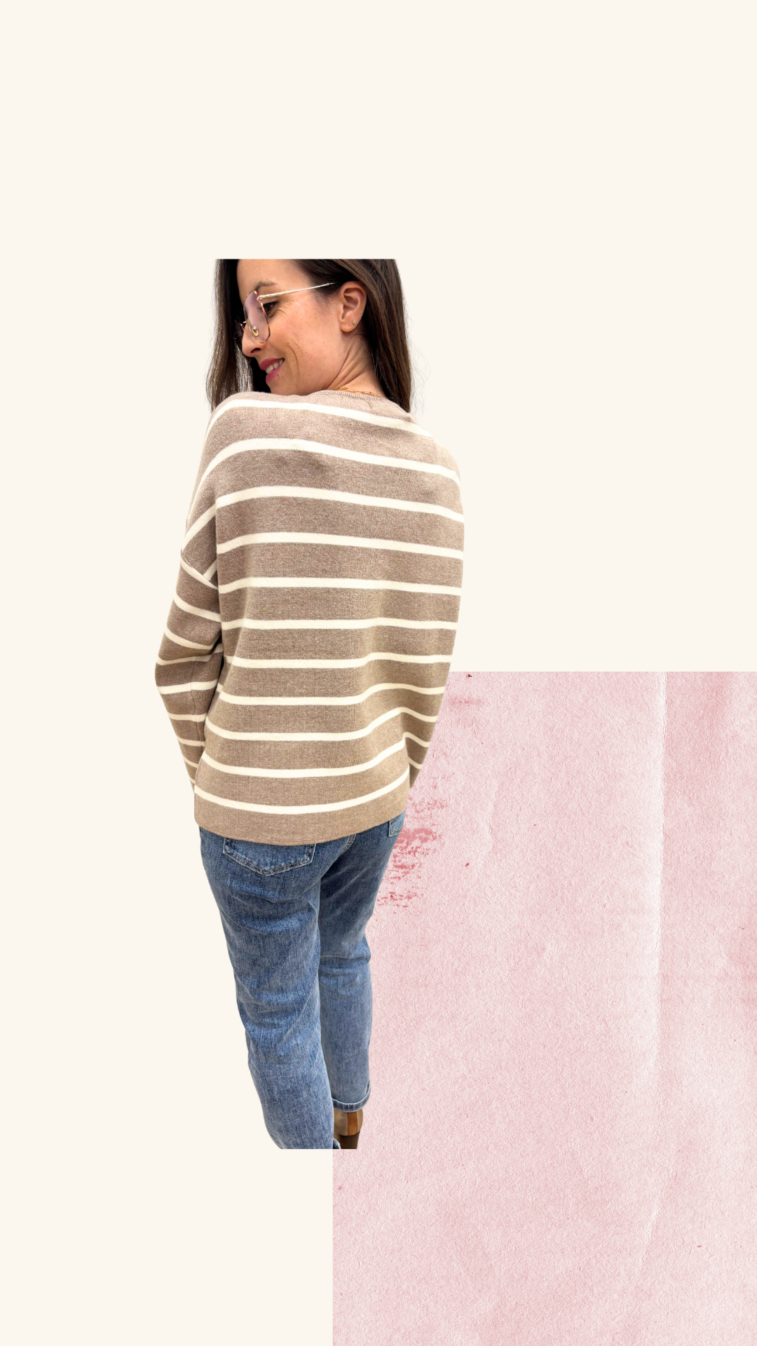 Pull Joy taupe