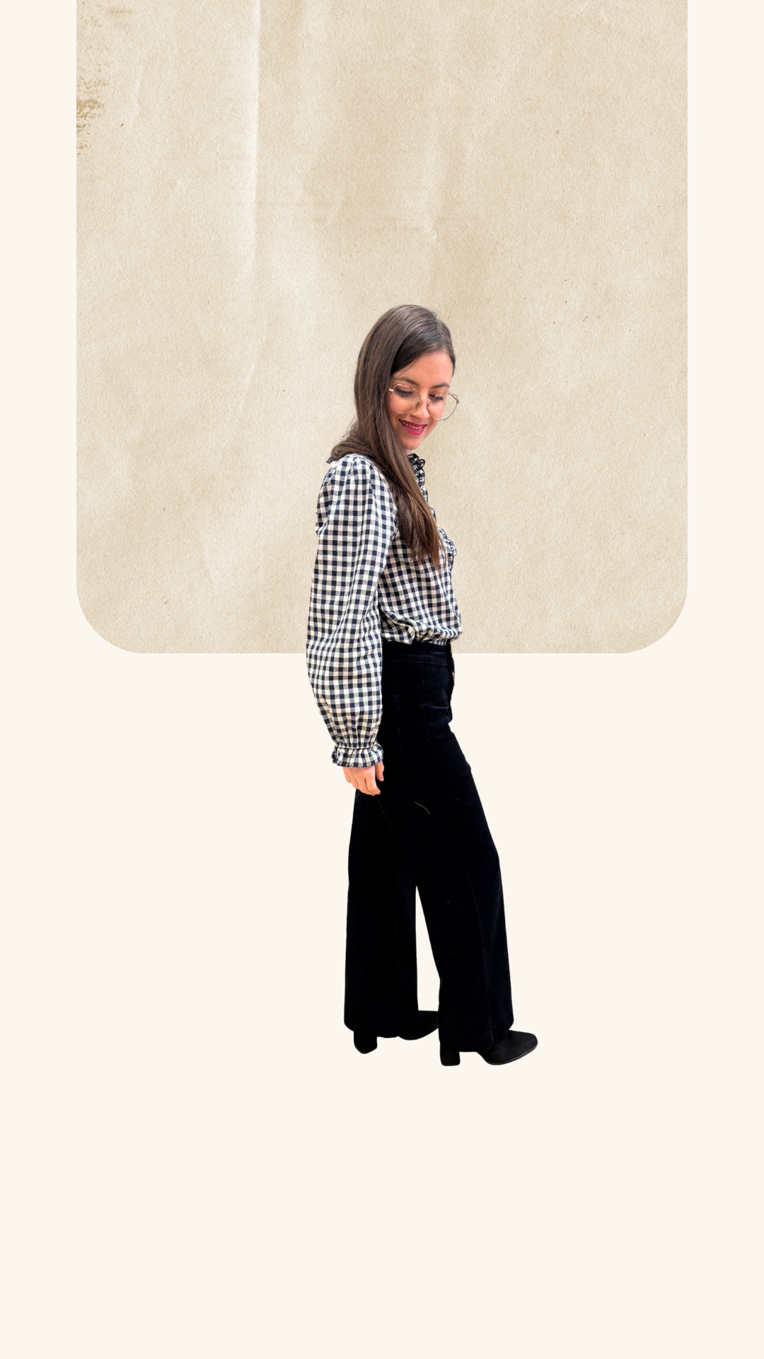 Jean Nina velours marine