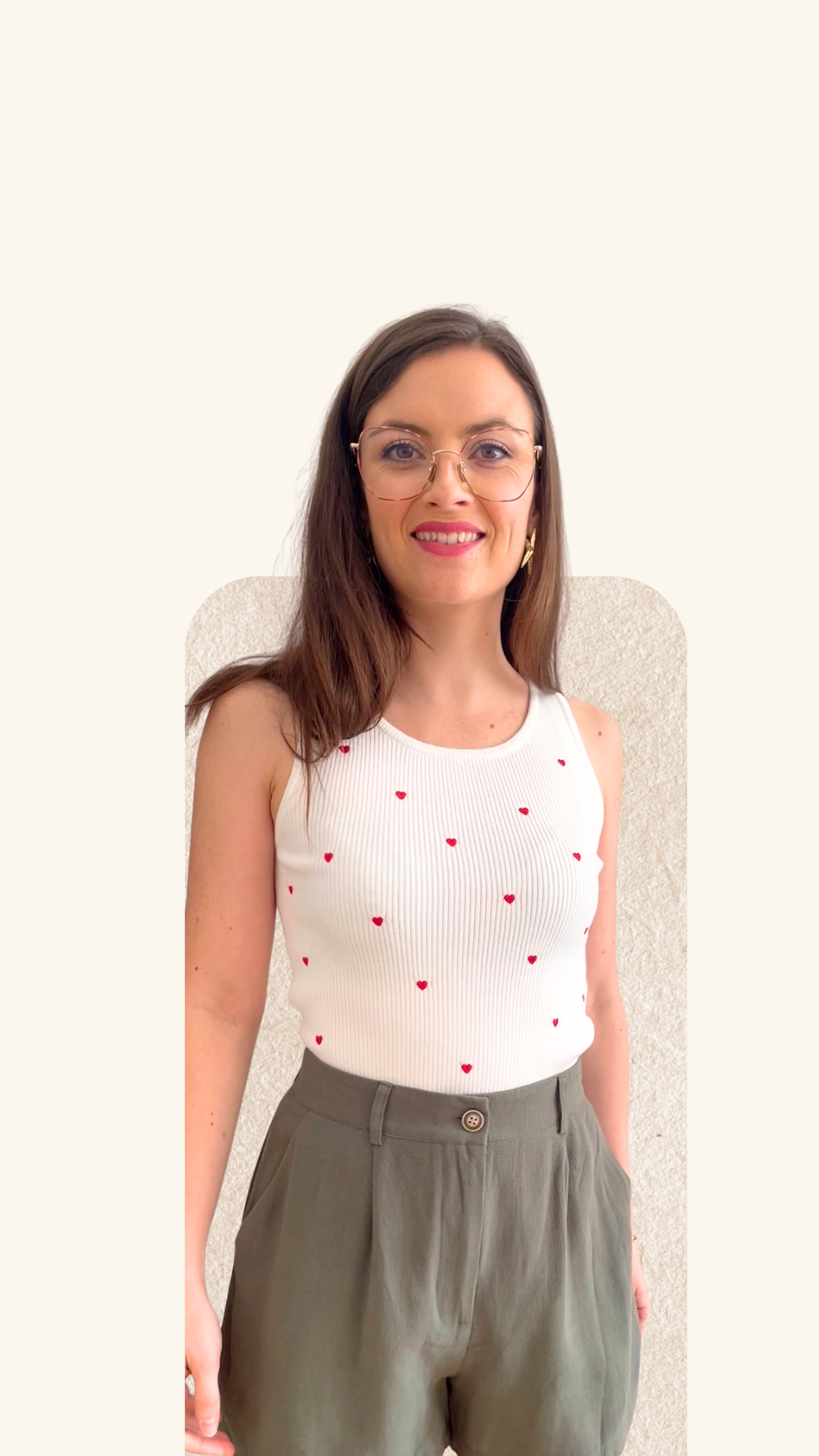 Débardeur coeur Ariel