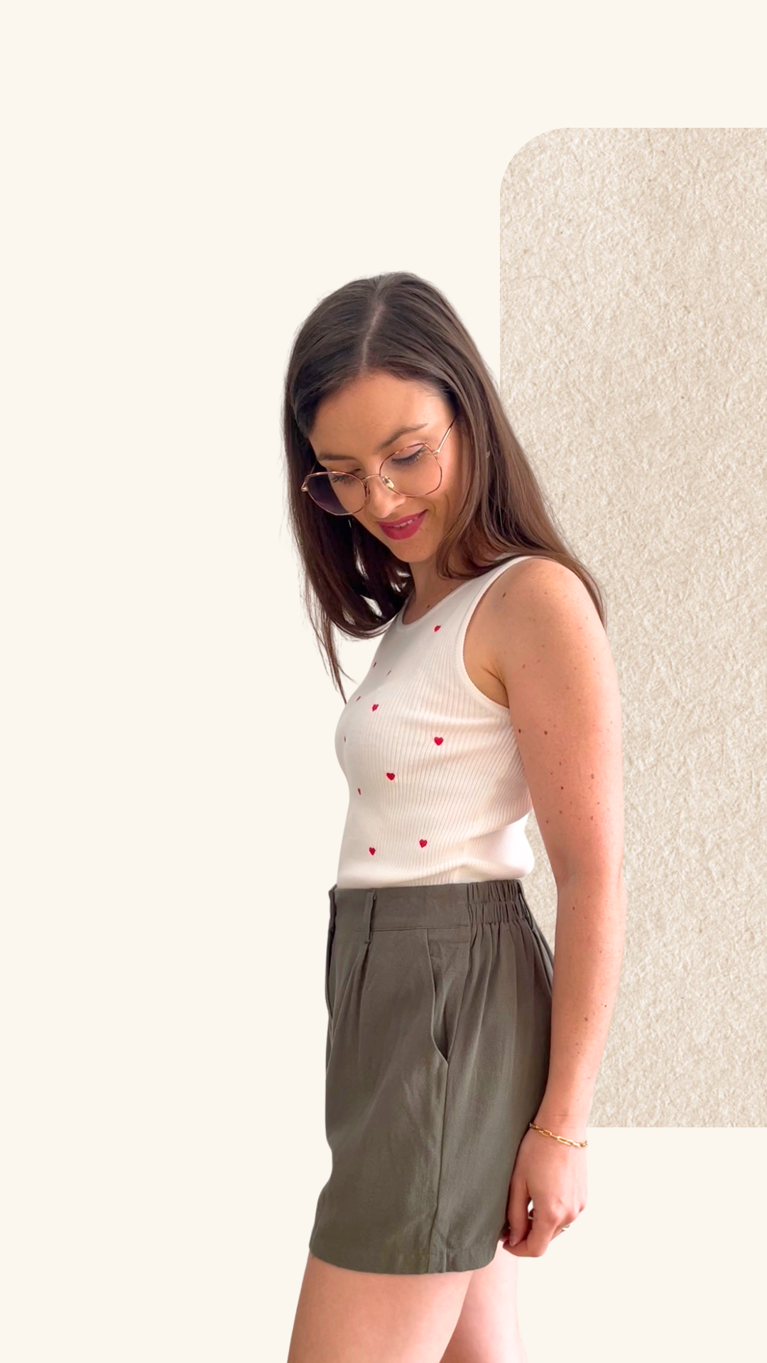 Débardeur coeur Ariel