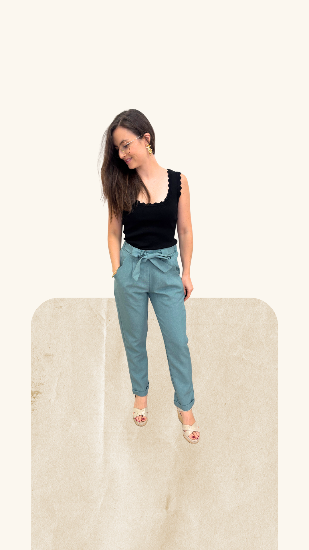 Pantalon Gabriel bleu