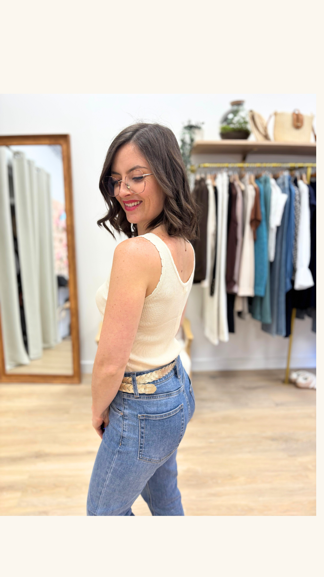 Top Cathy beige