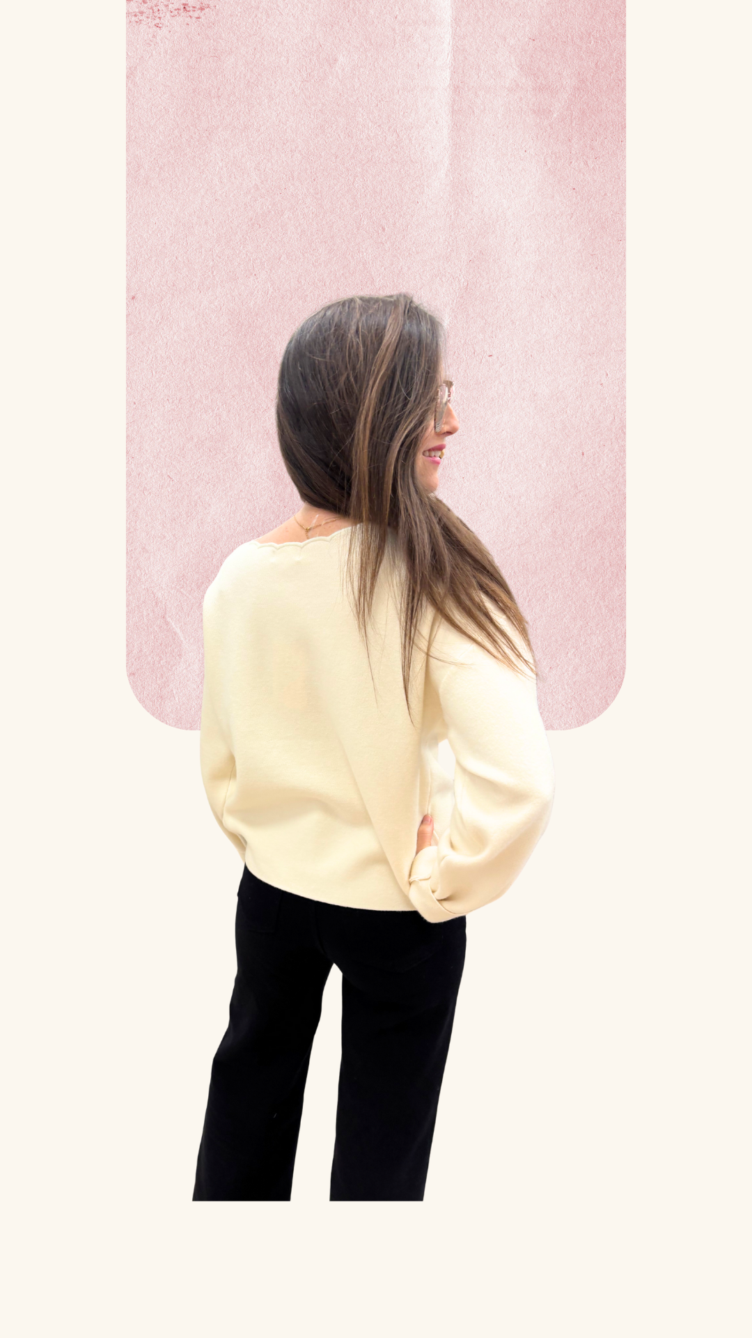 Gilet Caroline crème