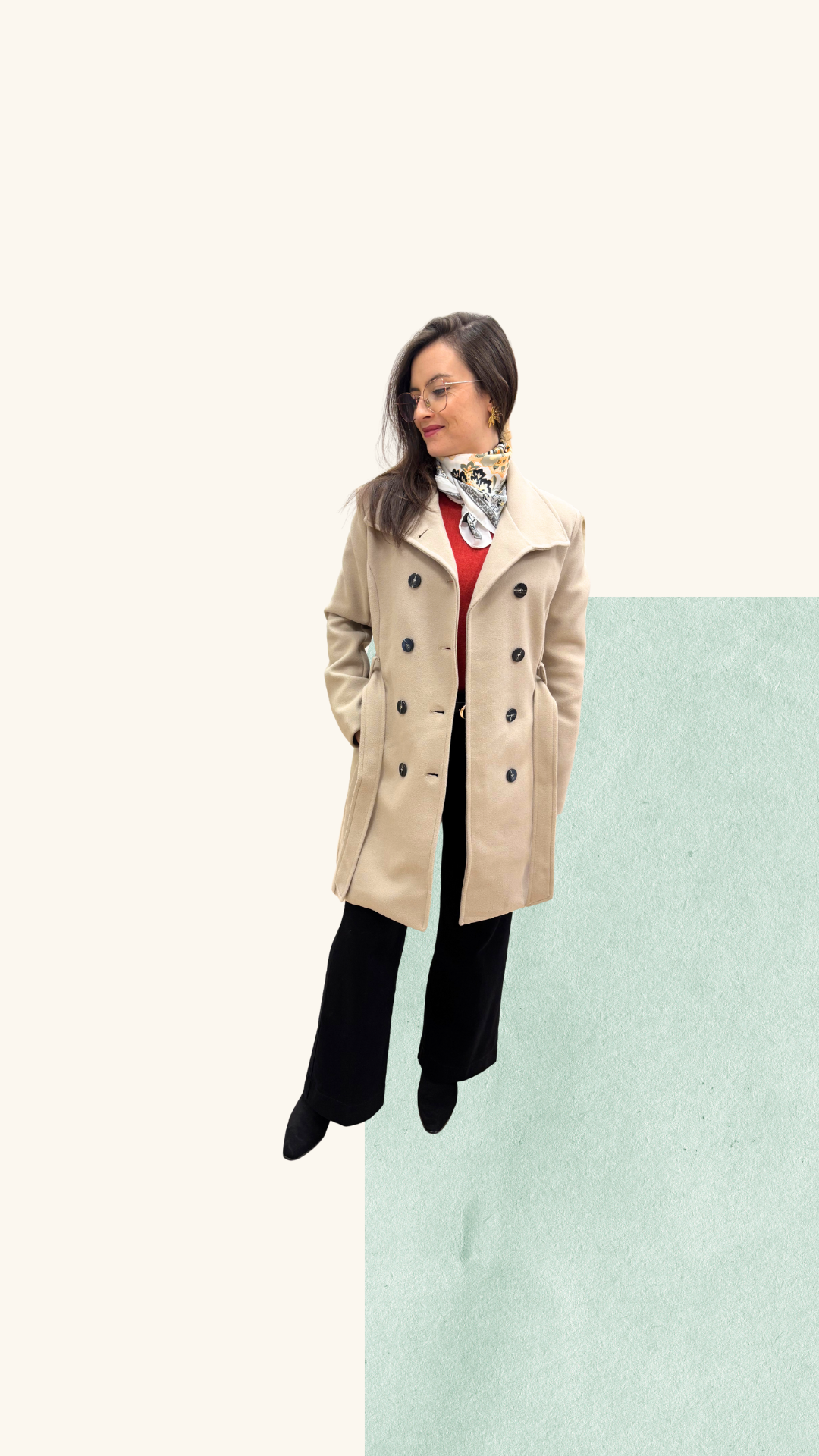 Manteau Sacha beige