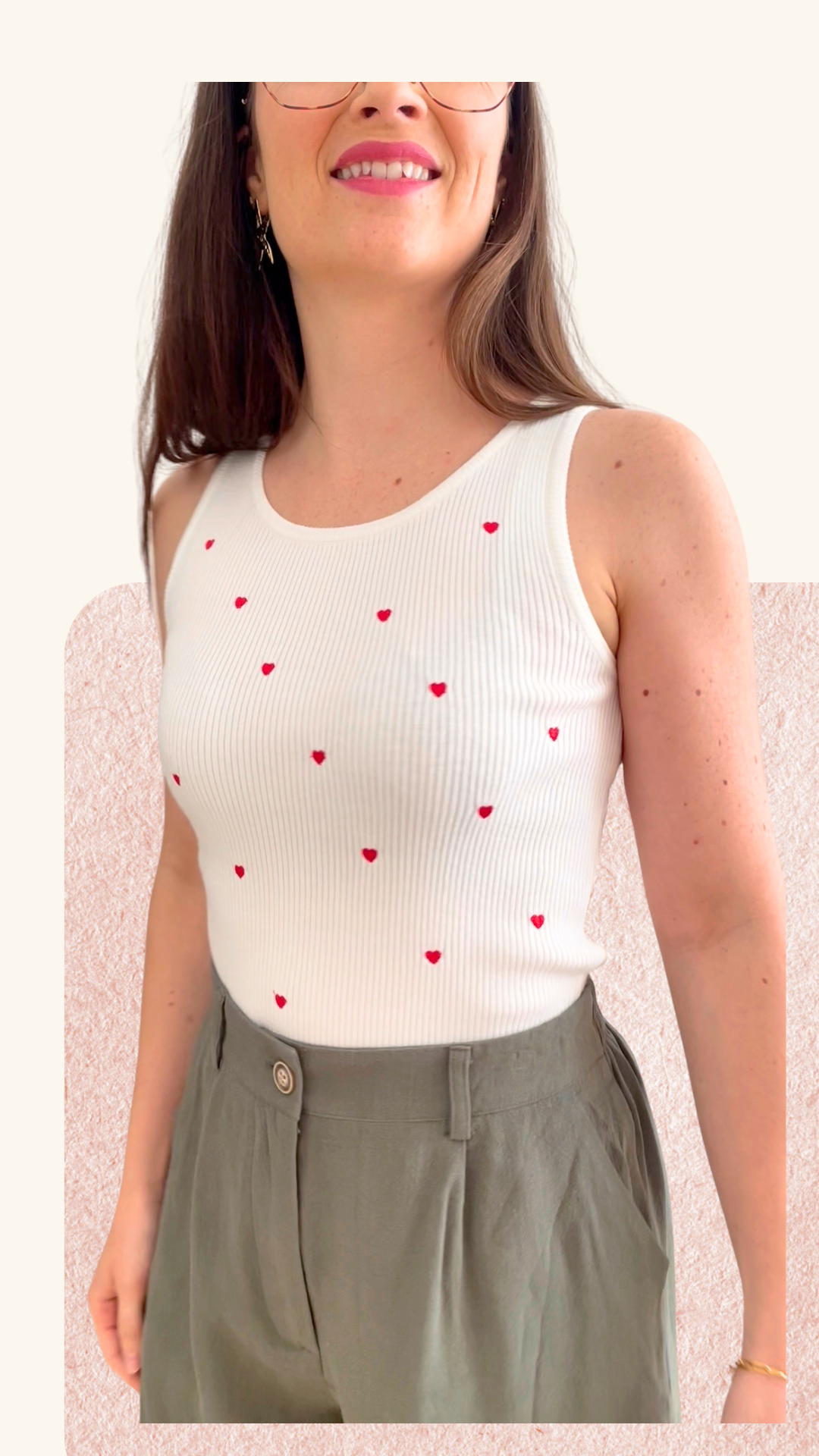 Débardeur coeur Ariel