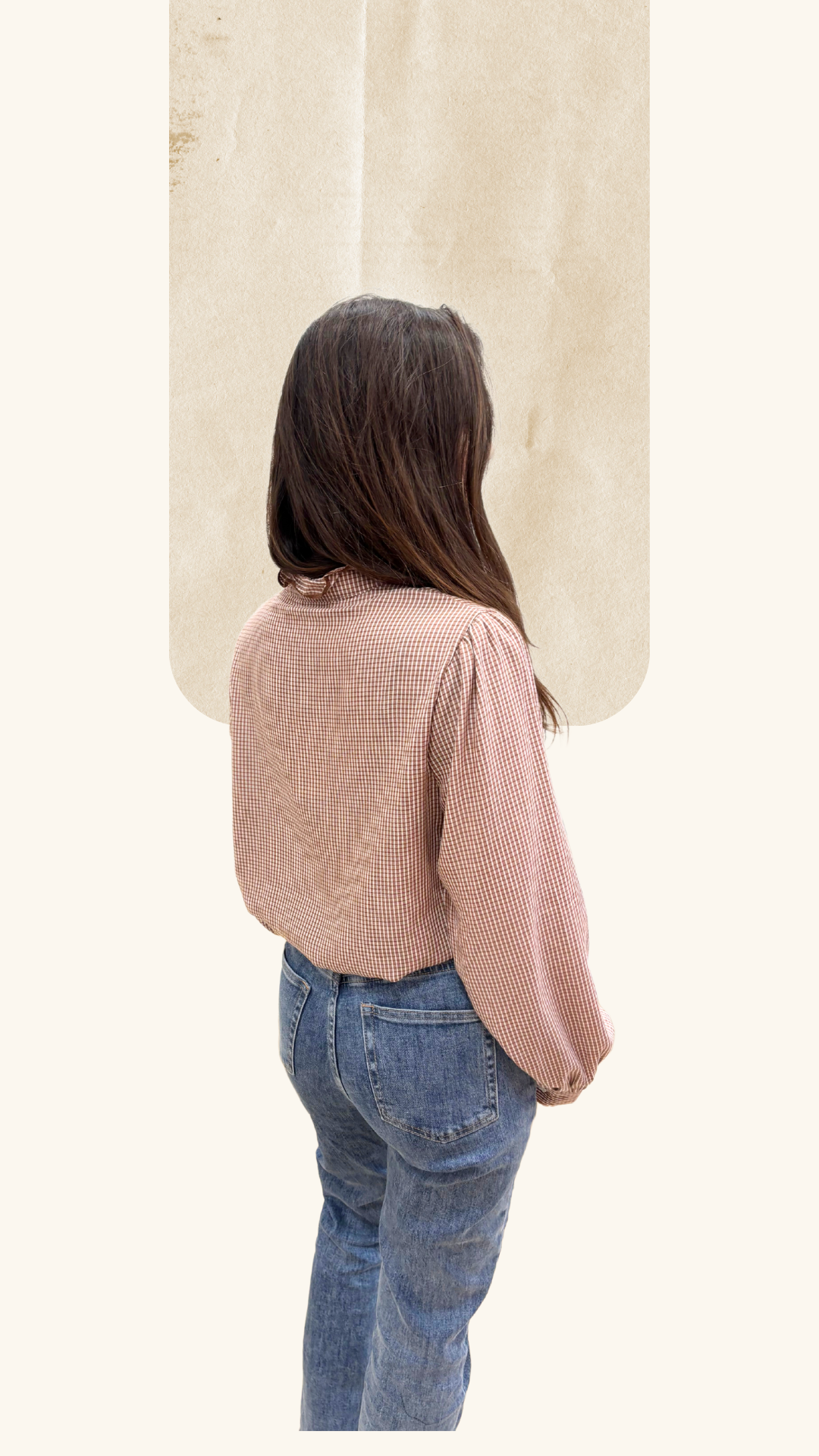 Chemise Naomie noisette