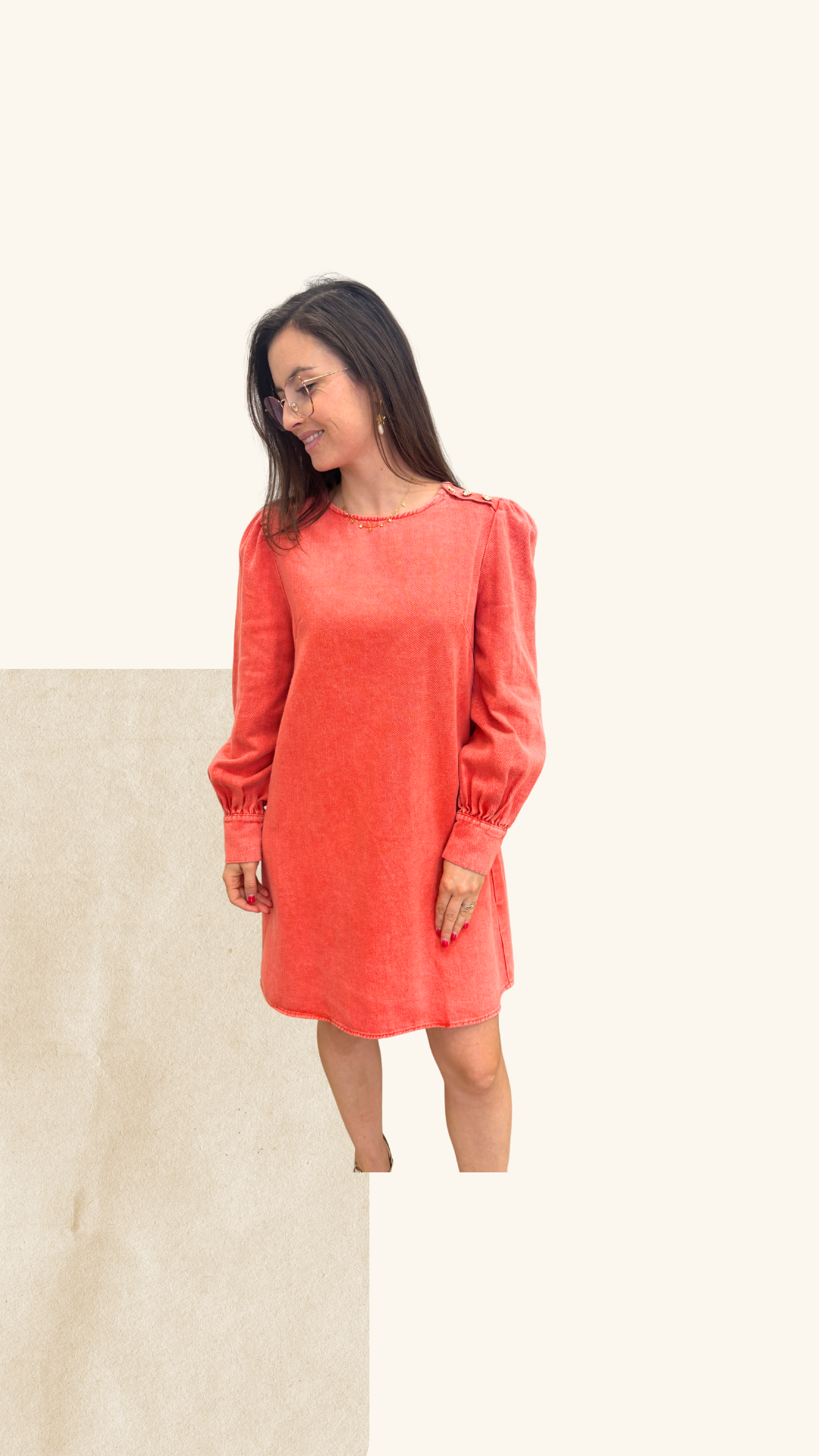 Robe Alba corail