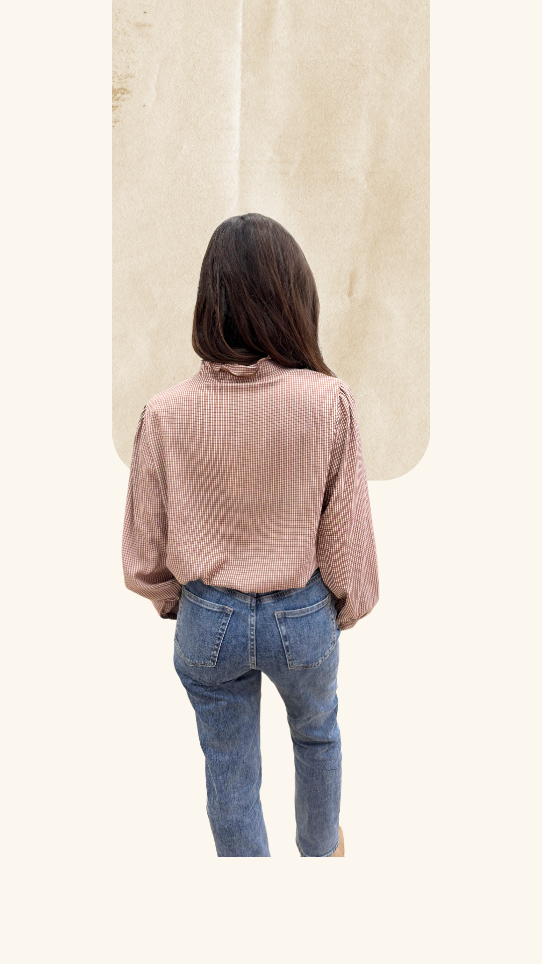 Chemise Naomie noisette