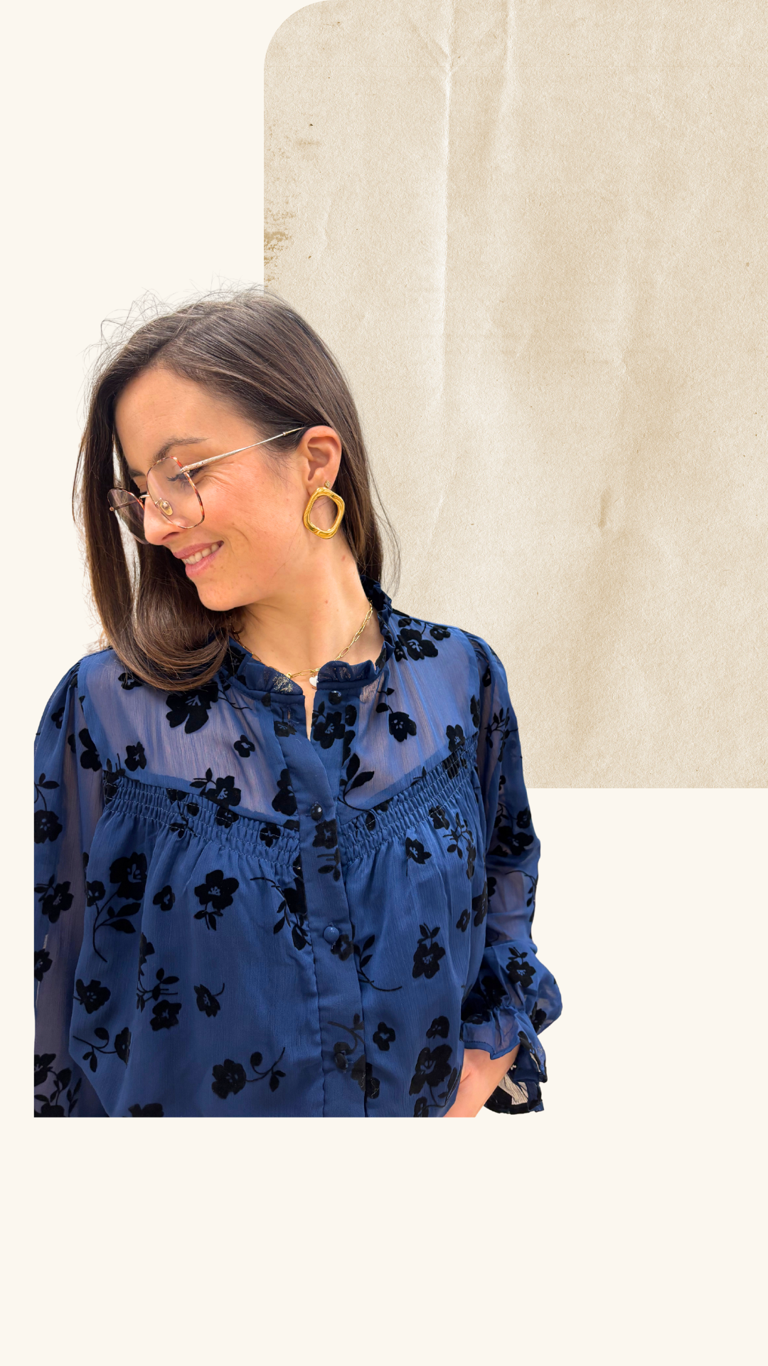 Chemise Apolline bleu