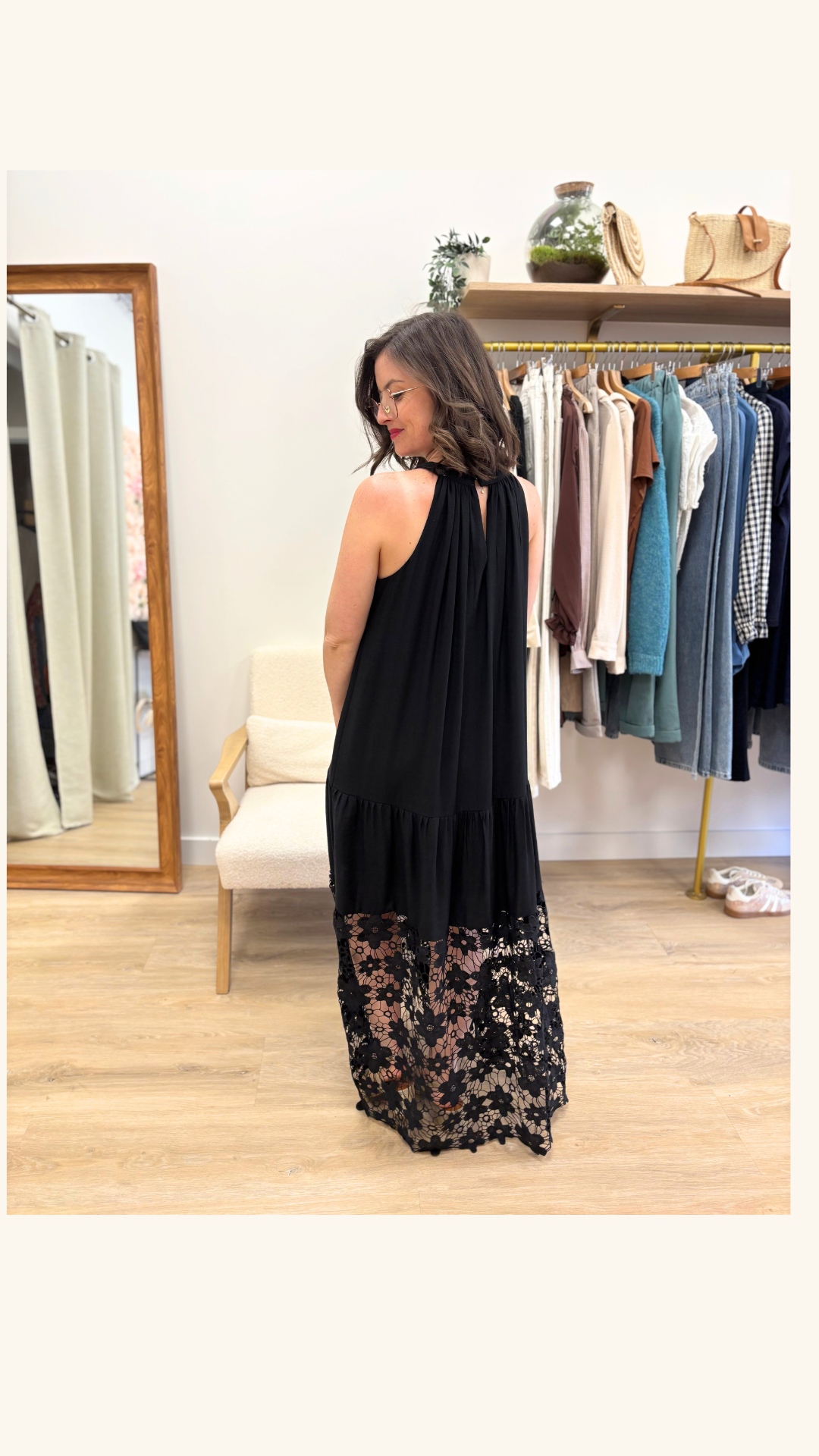 Robe Inès noir