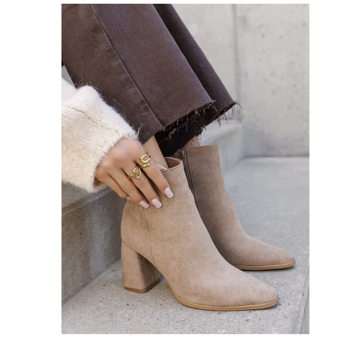 Bottines Lilou taupe
