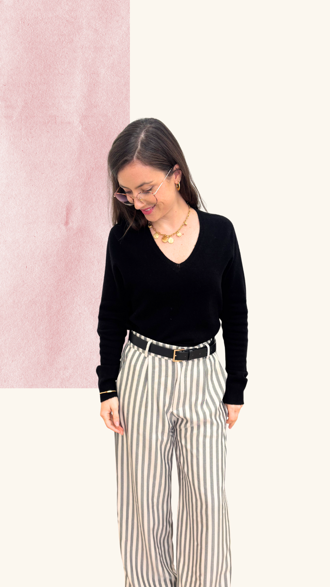 Pull Aurore noir 100% laine mérinos