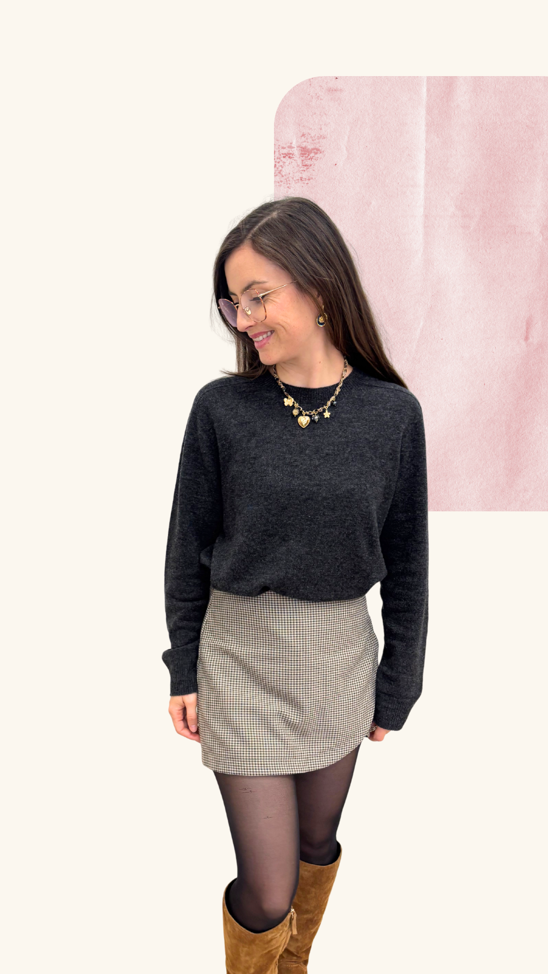 Pull Anaïs gris 100% laine mérinos