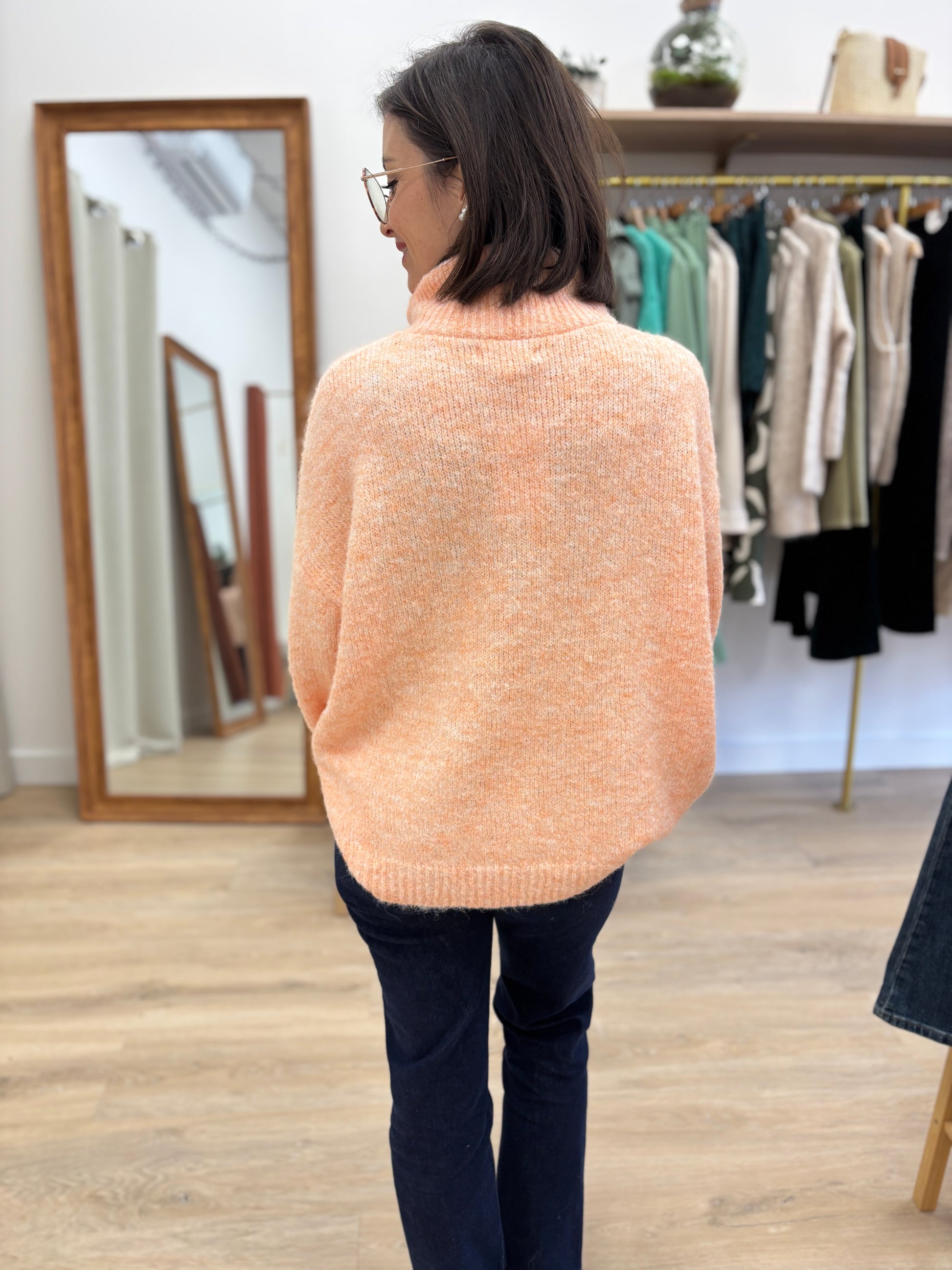 Pull Flavie orange