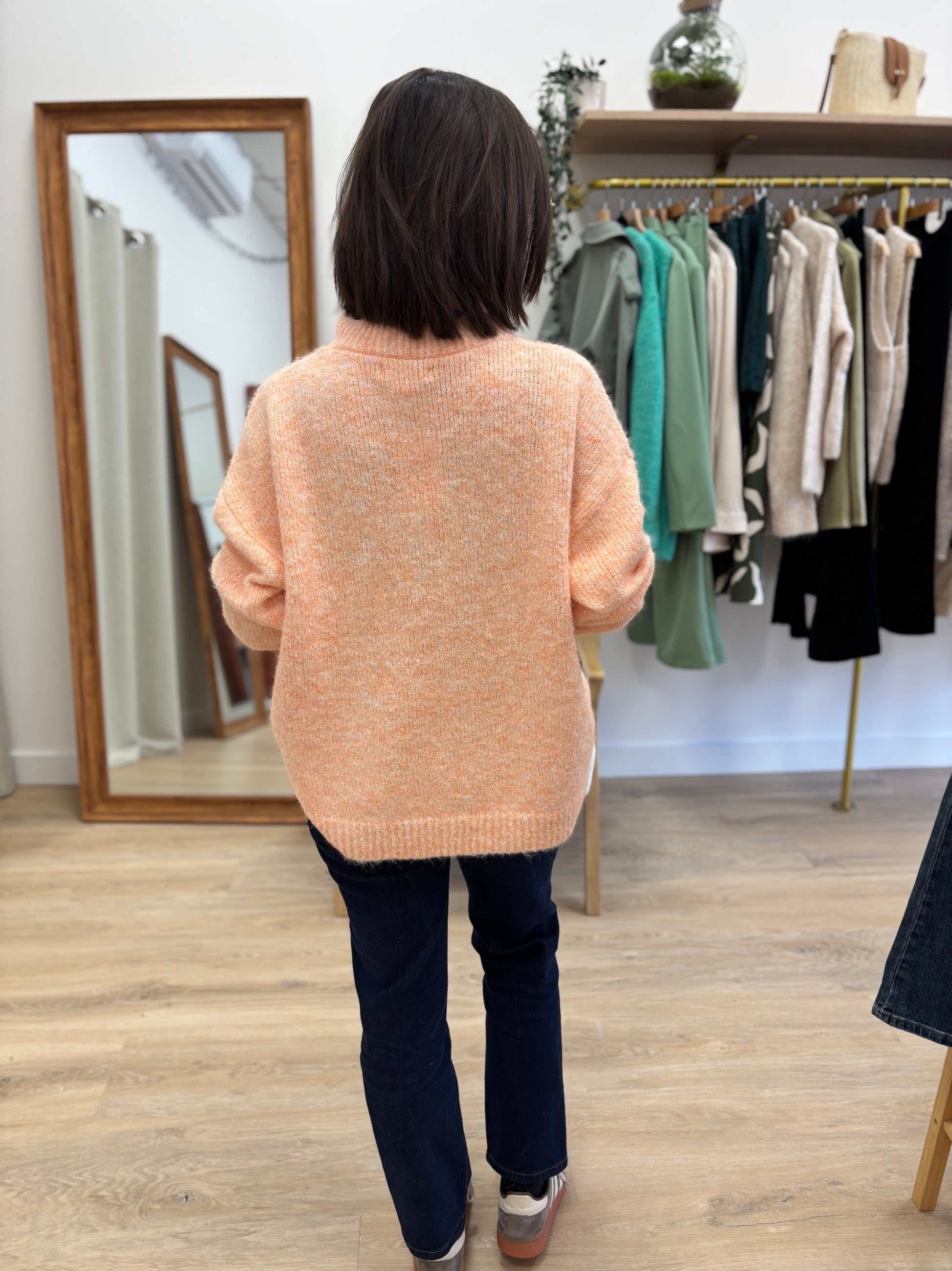 Pull Flavie orange