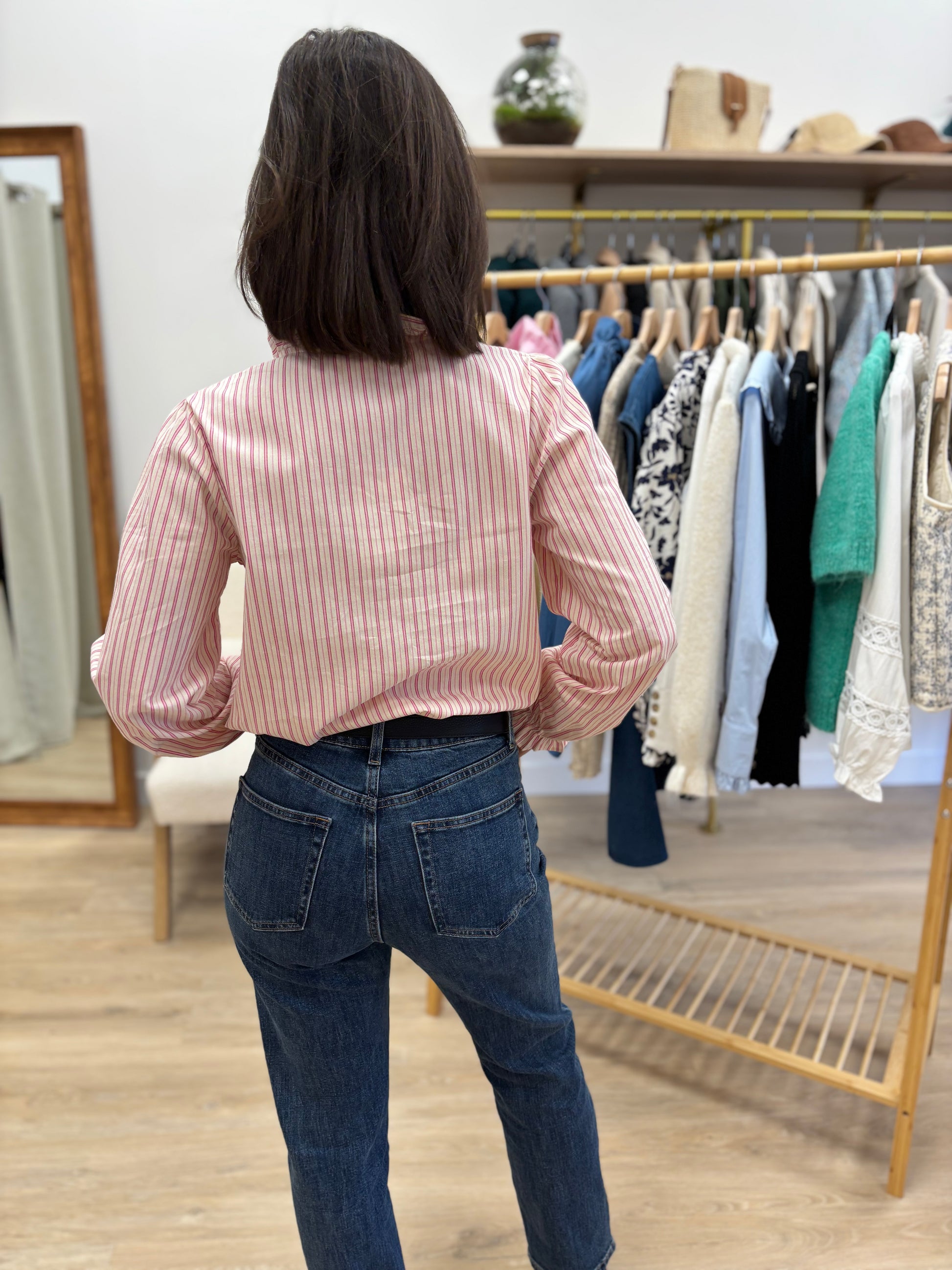 Chemise Déborah rose