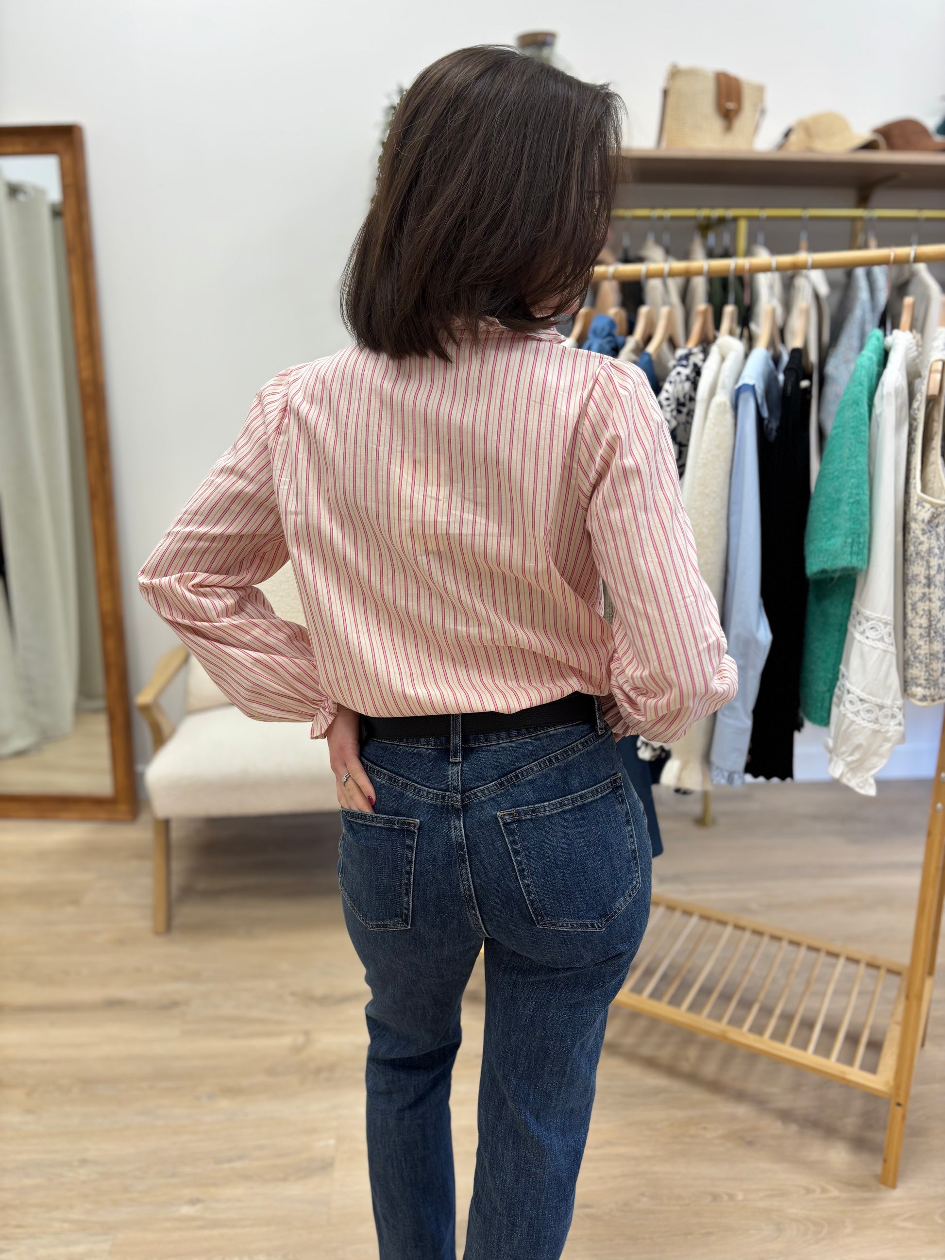 Chemise Déborah rose