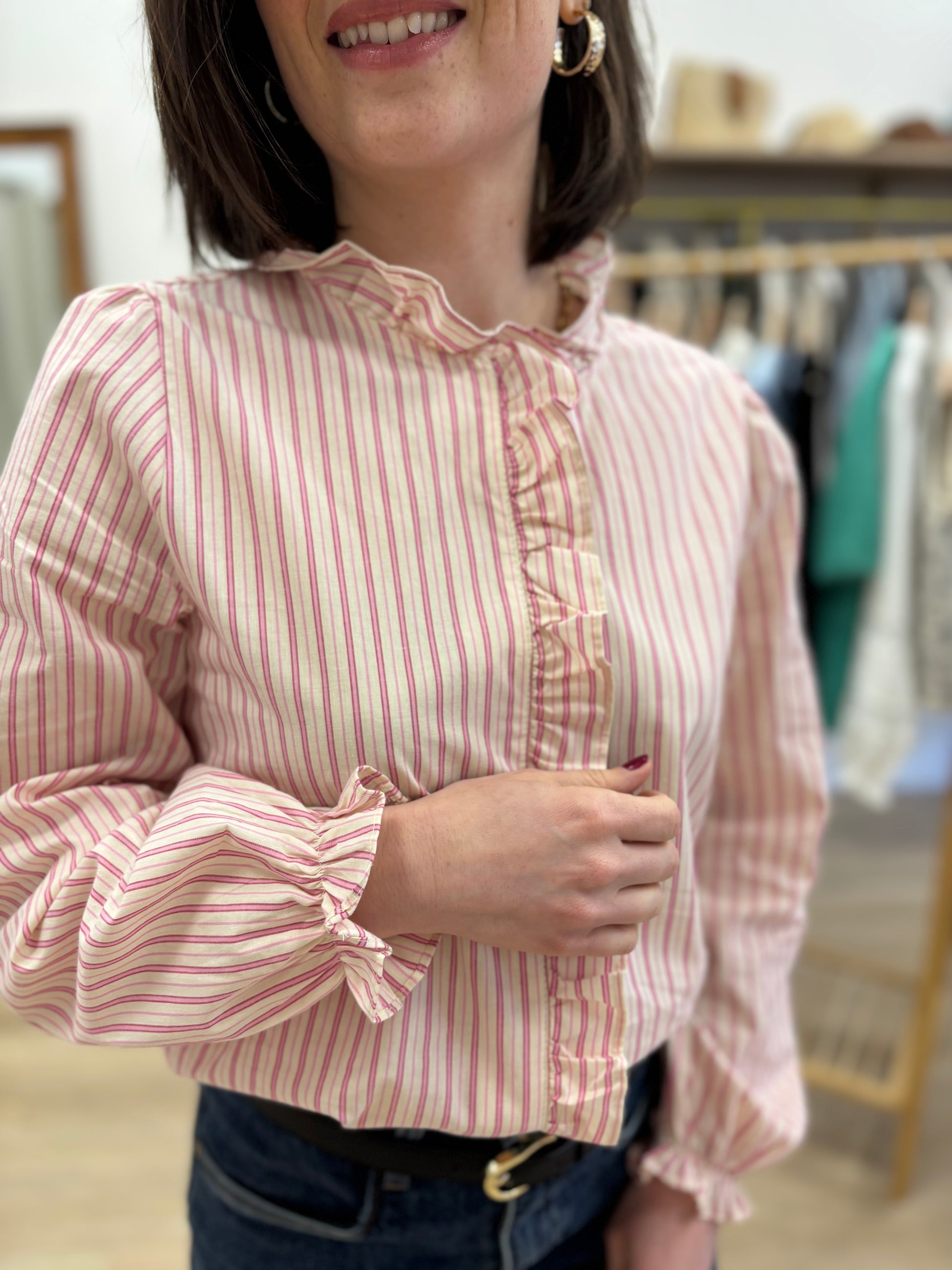 Chemise Déborah rose