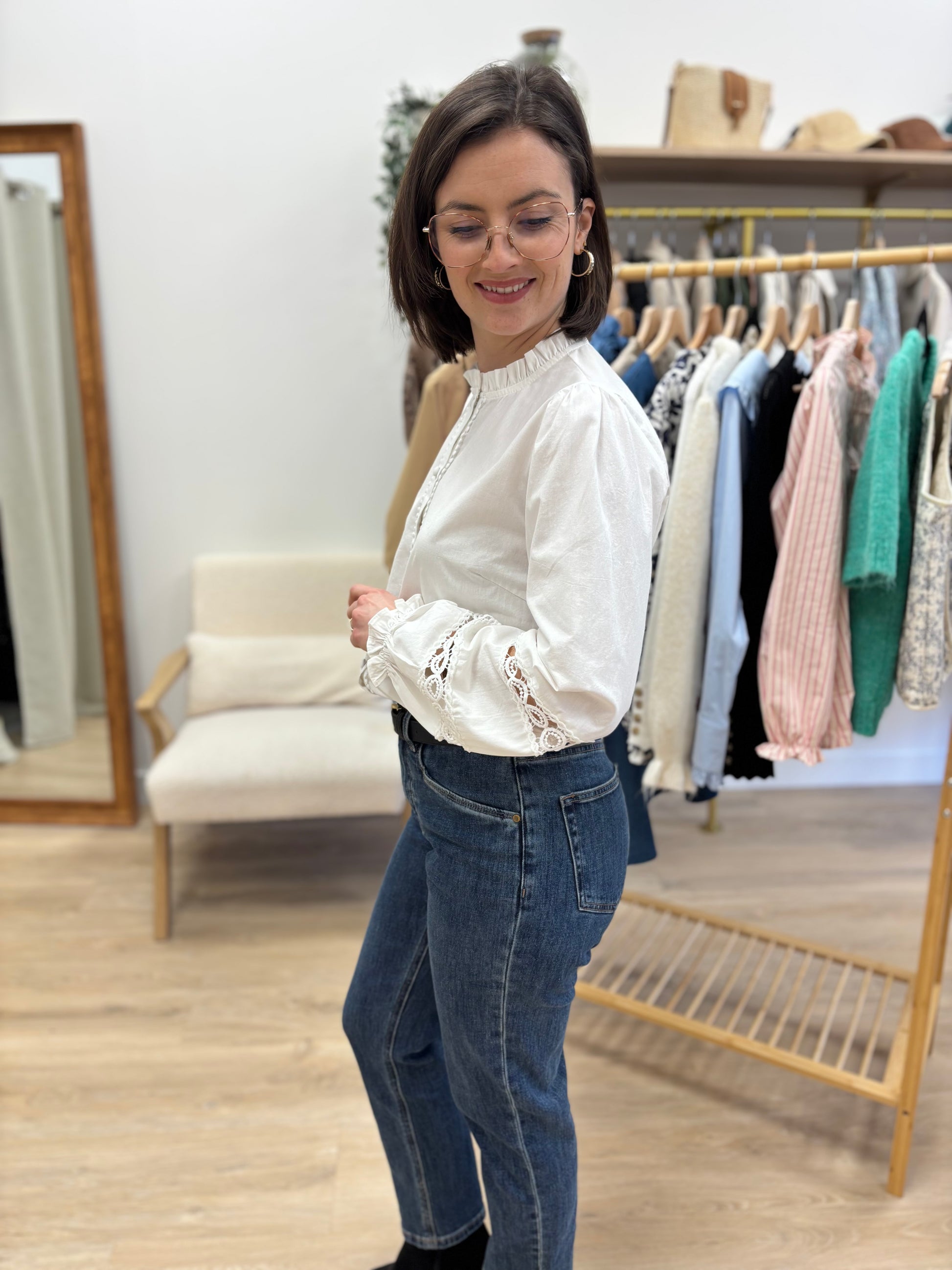 Chemise Justine blanche