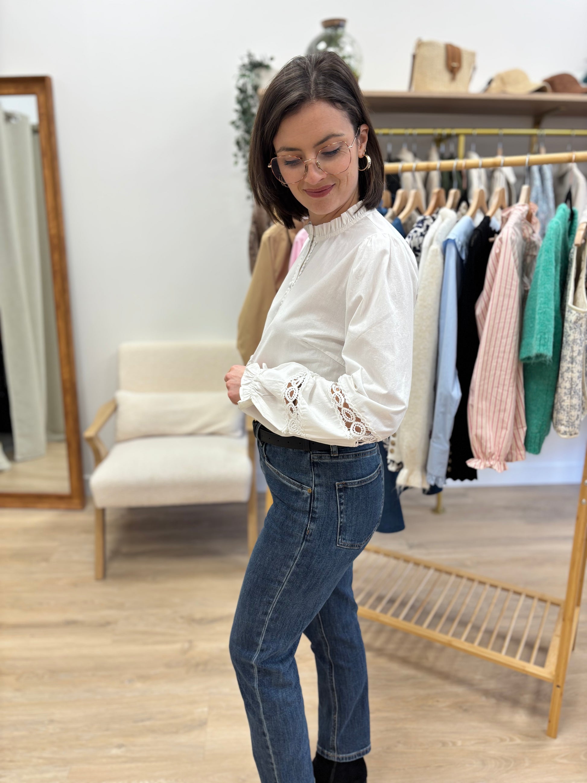 Chemise Justine blanche