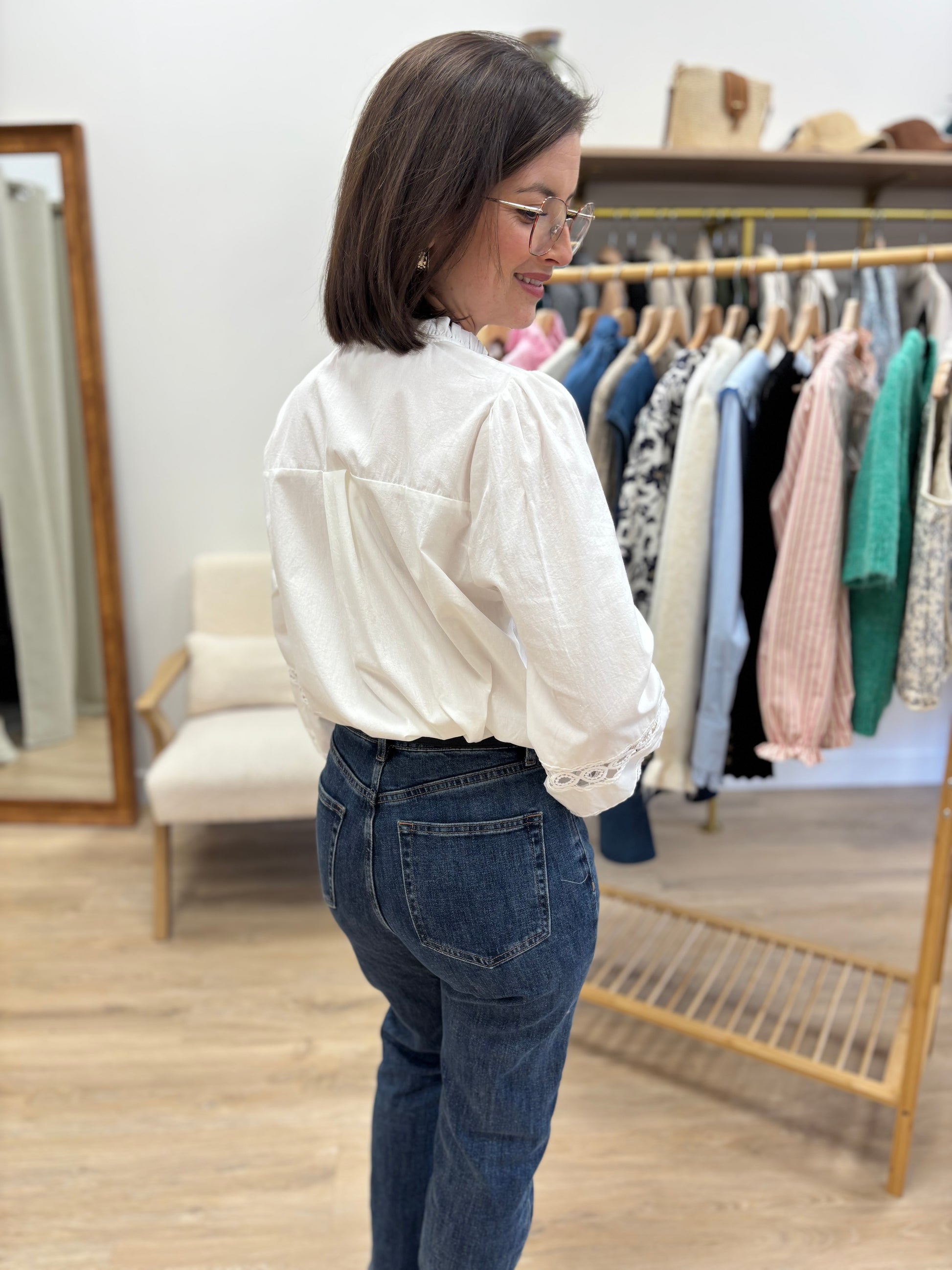 Chemise Justine blanche