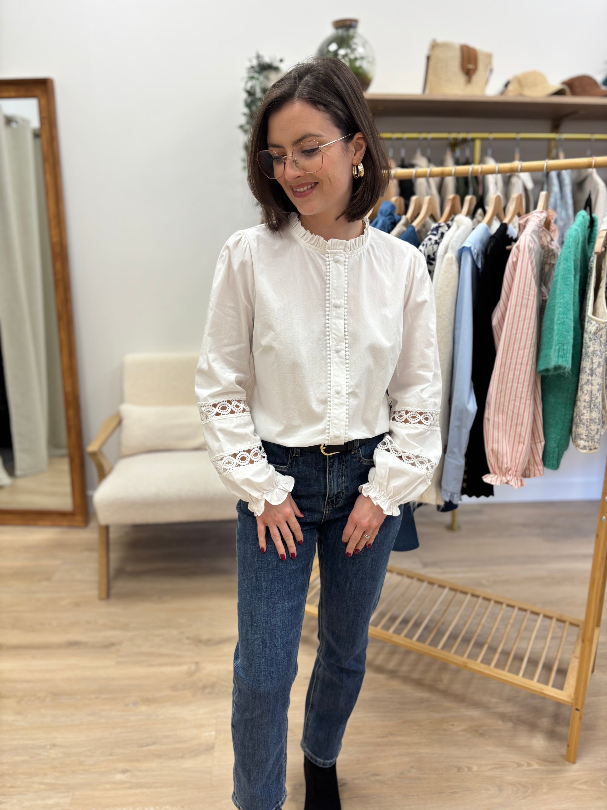 Chemise Justine blanche