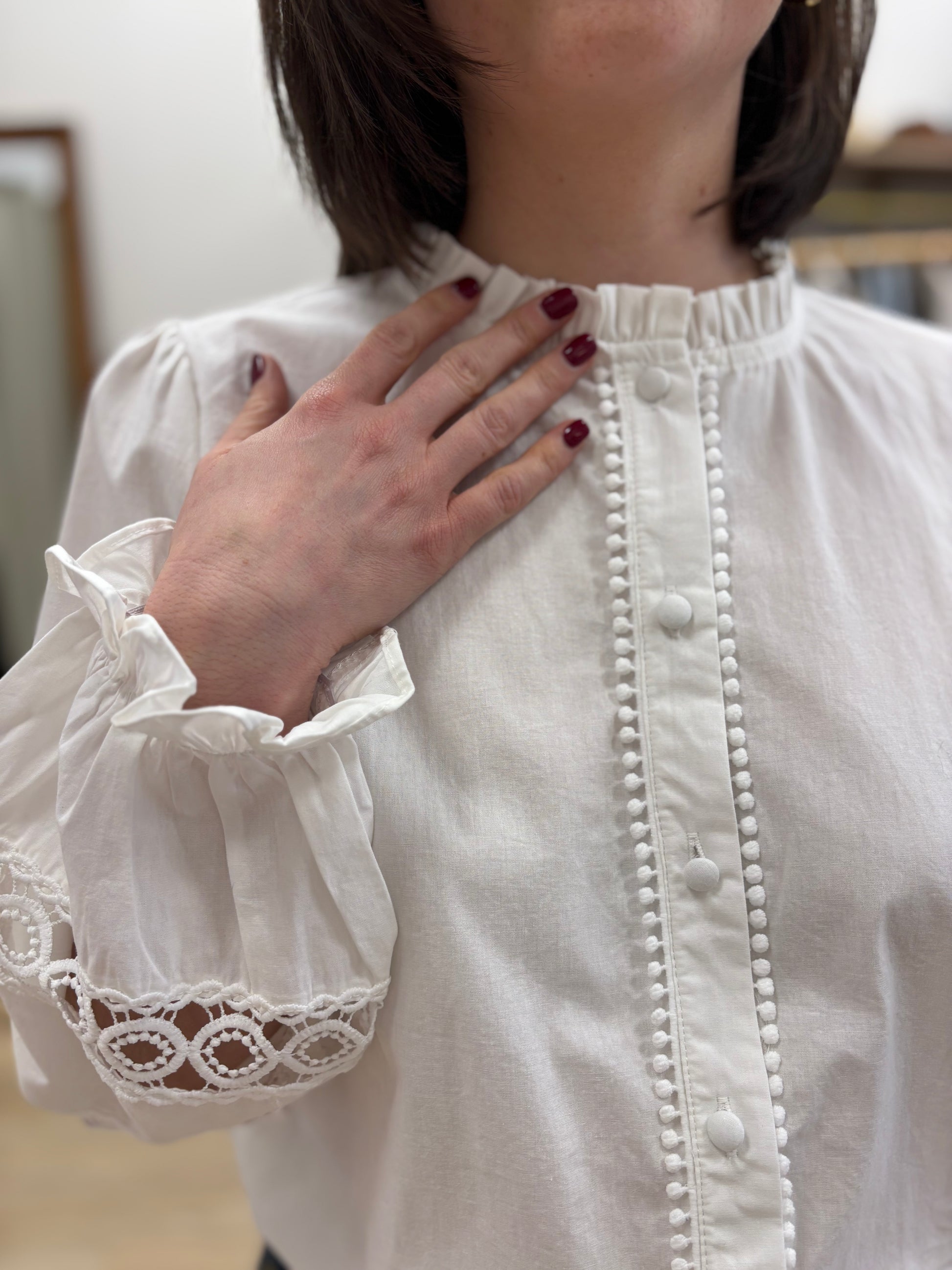 Chemise Justine blanche