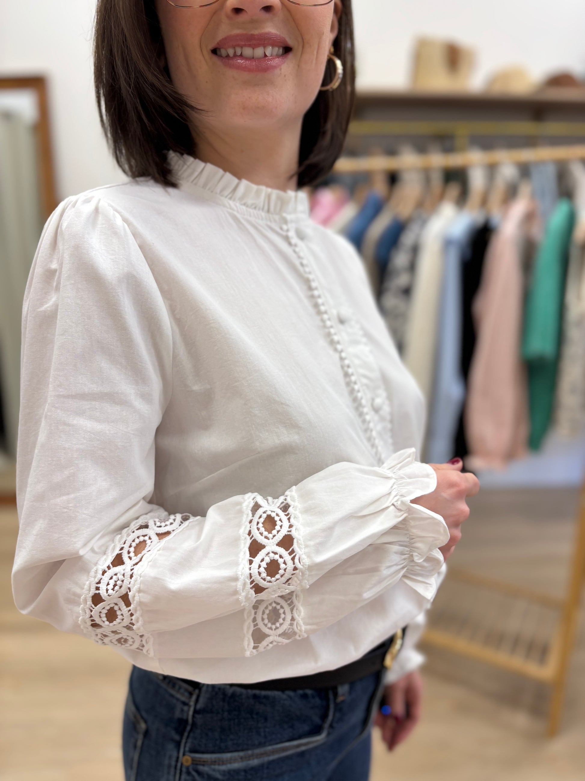 Chemise Justine blanche