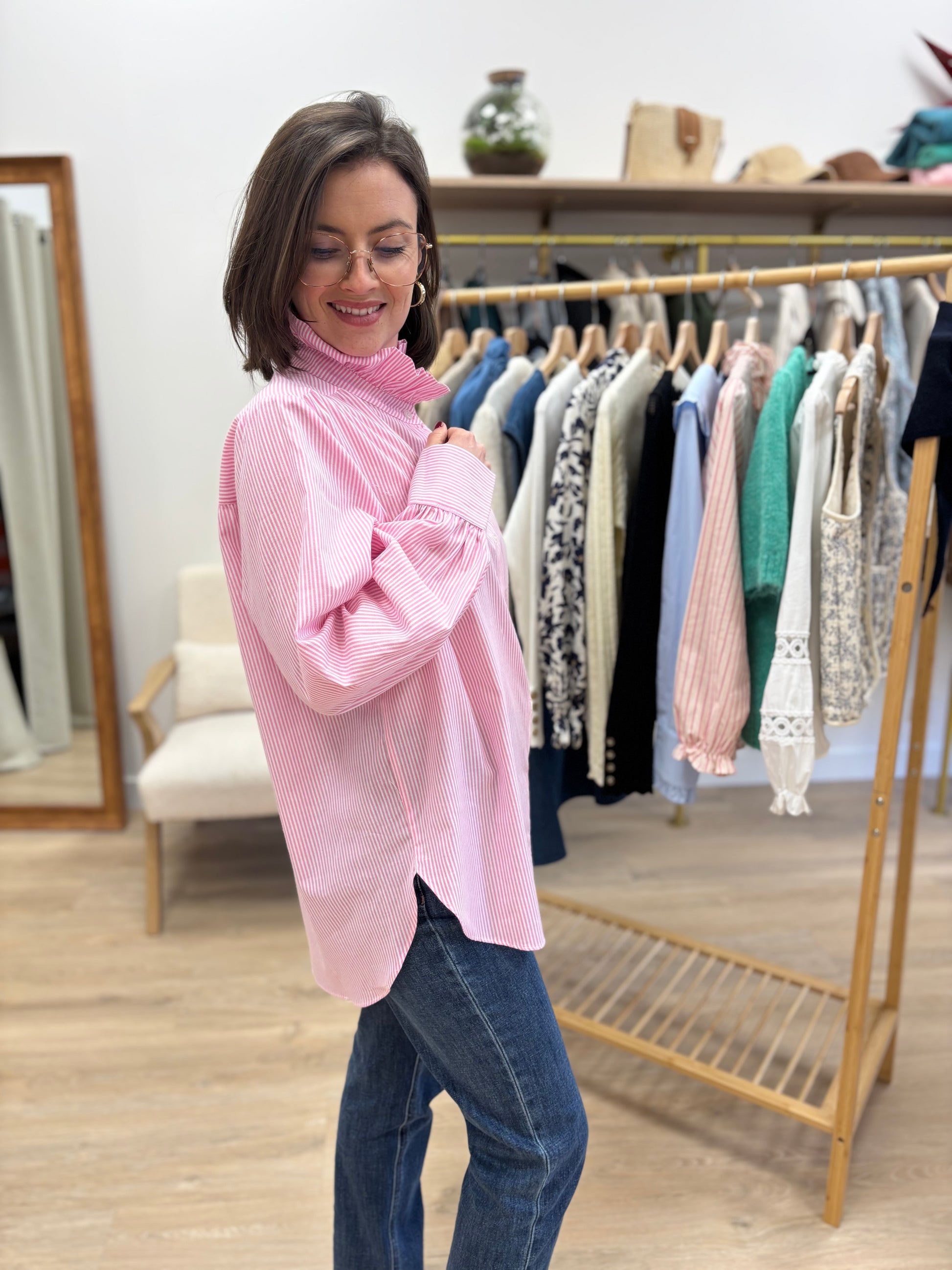 Chemise Johanna rose