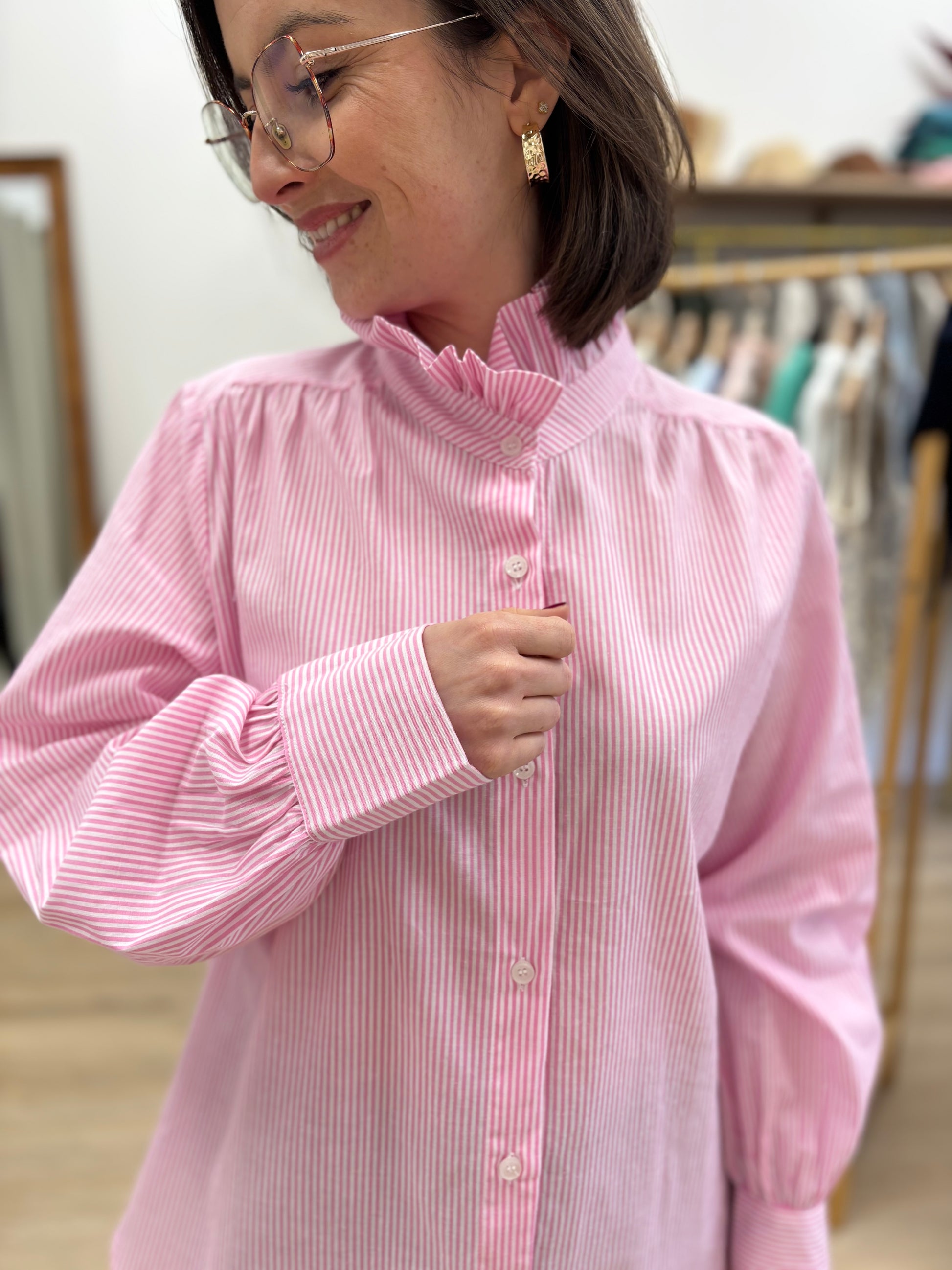 Chemise Johanna rose