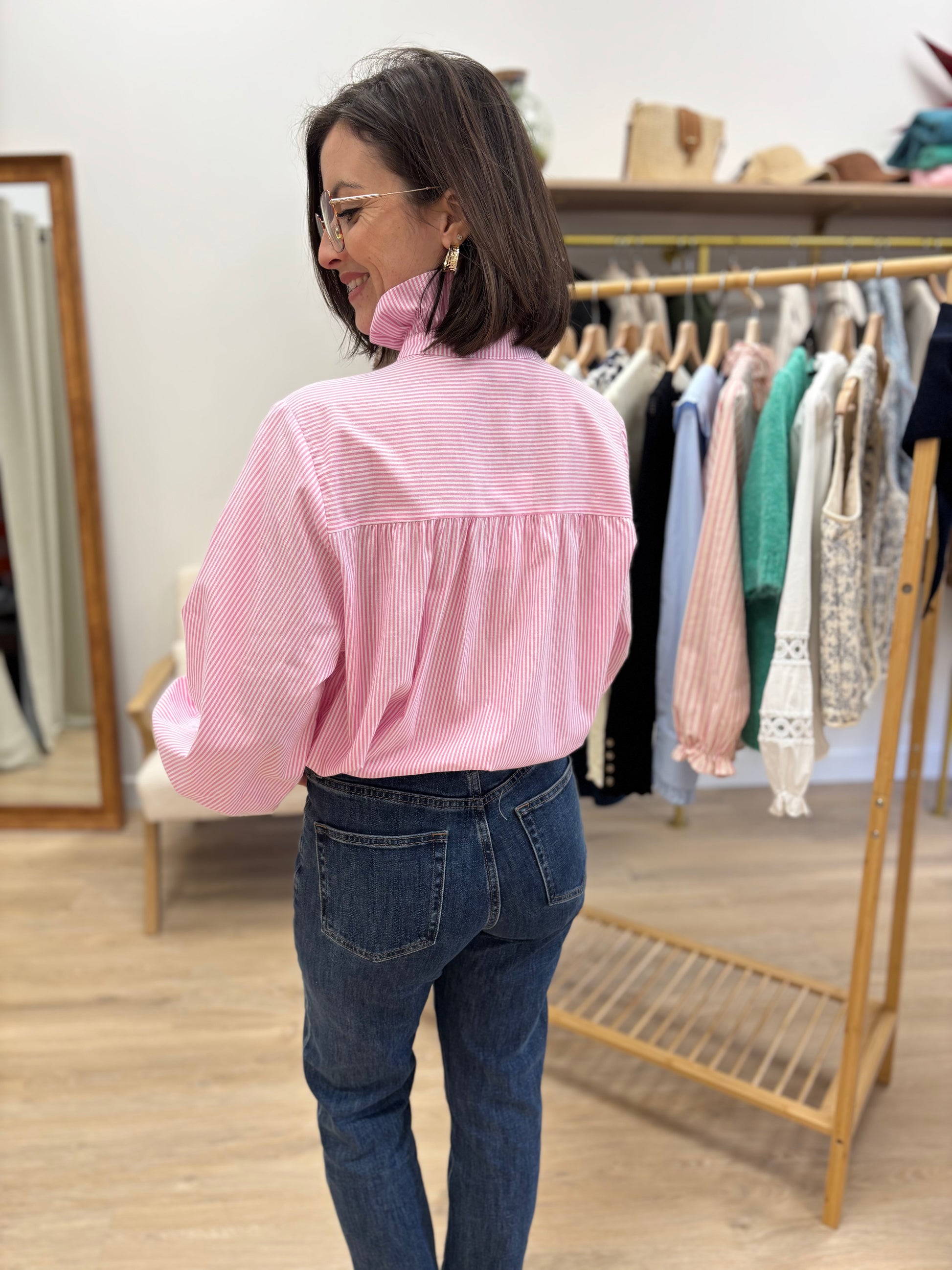 Chemise Johanna rose