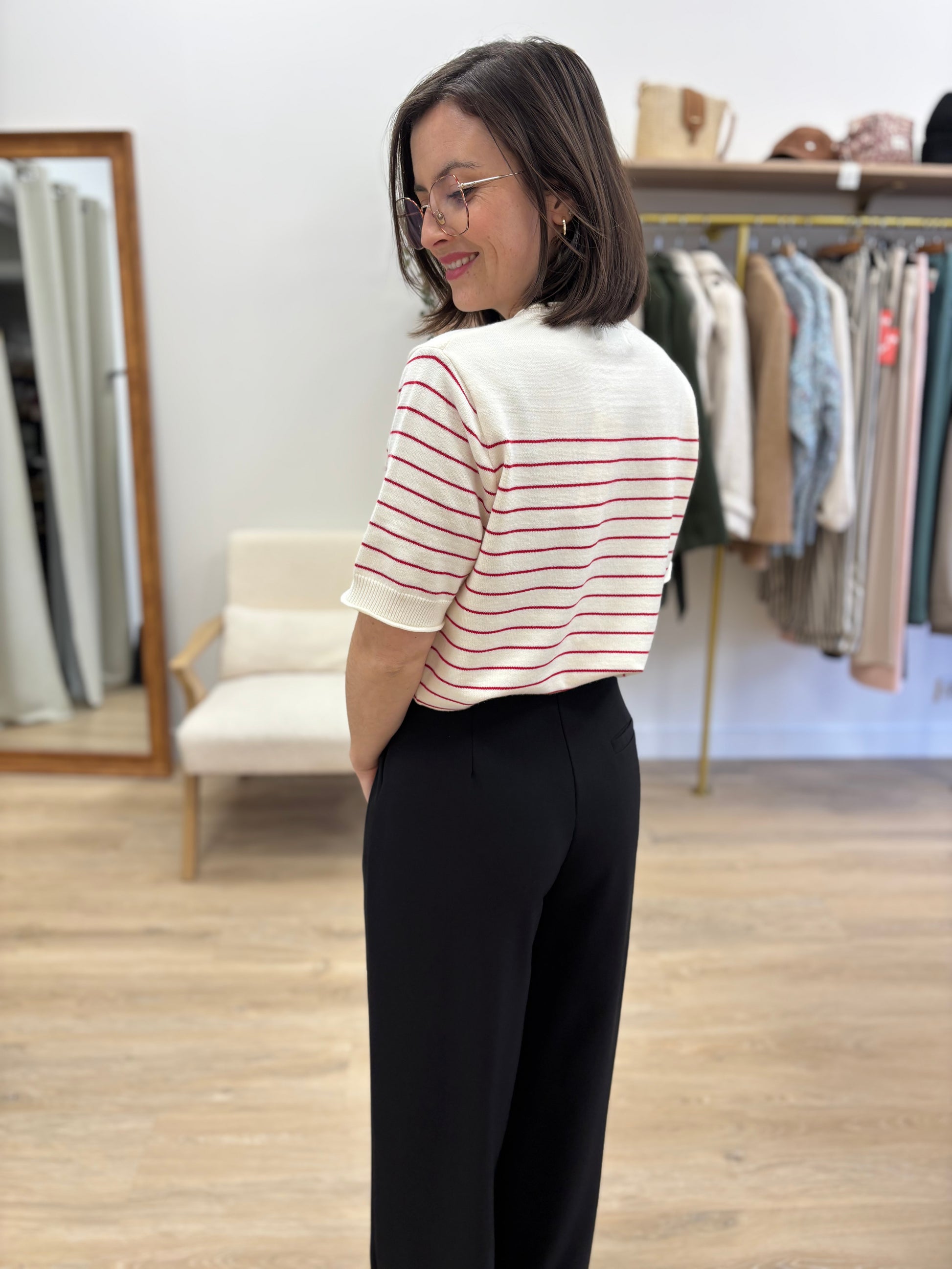 Pantalon tailleur Maël noir