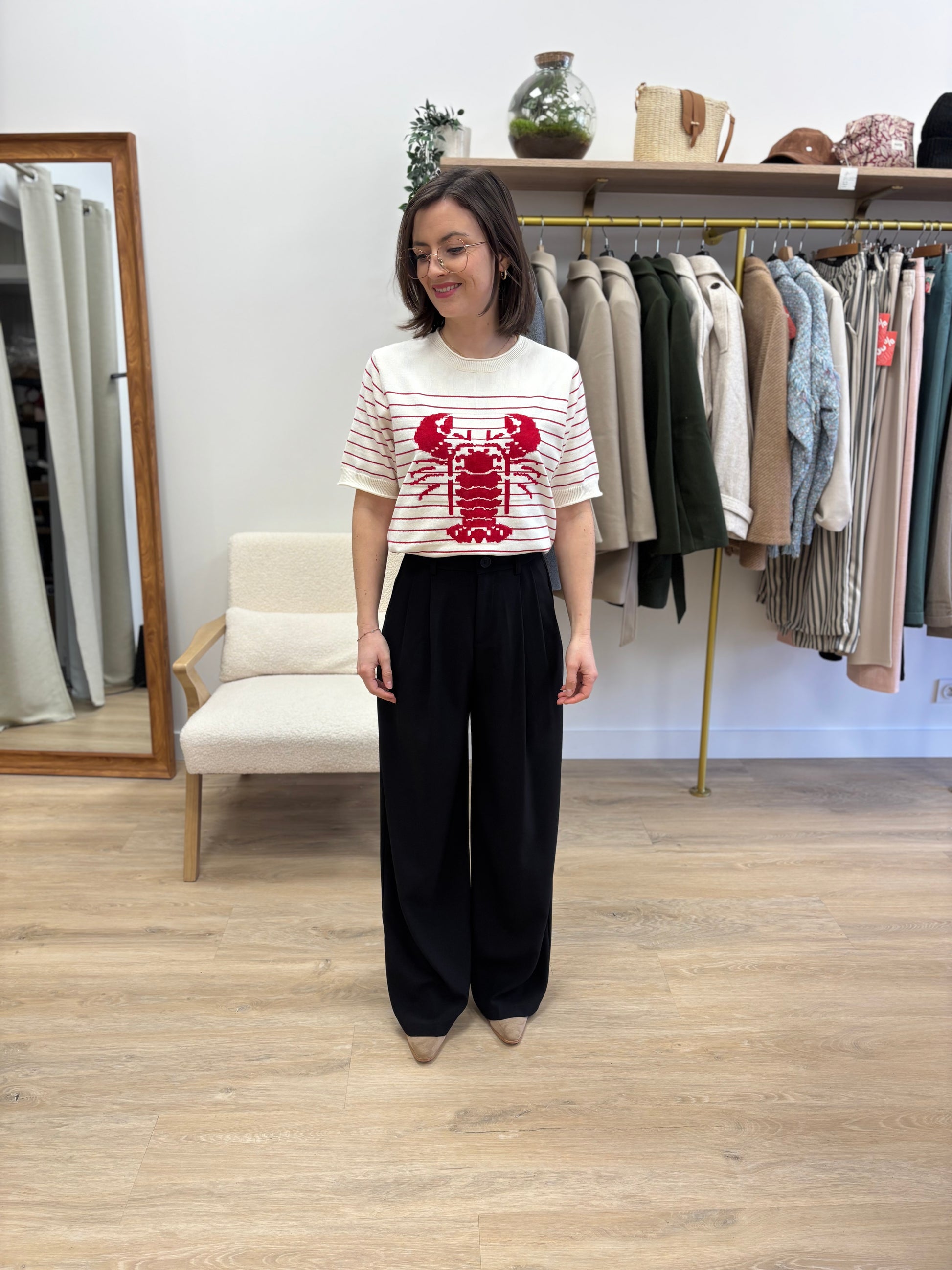 Pantalon tailleur Maël noir