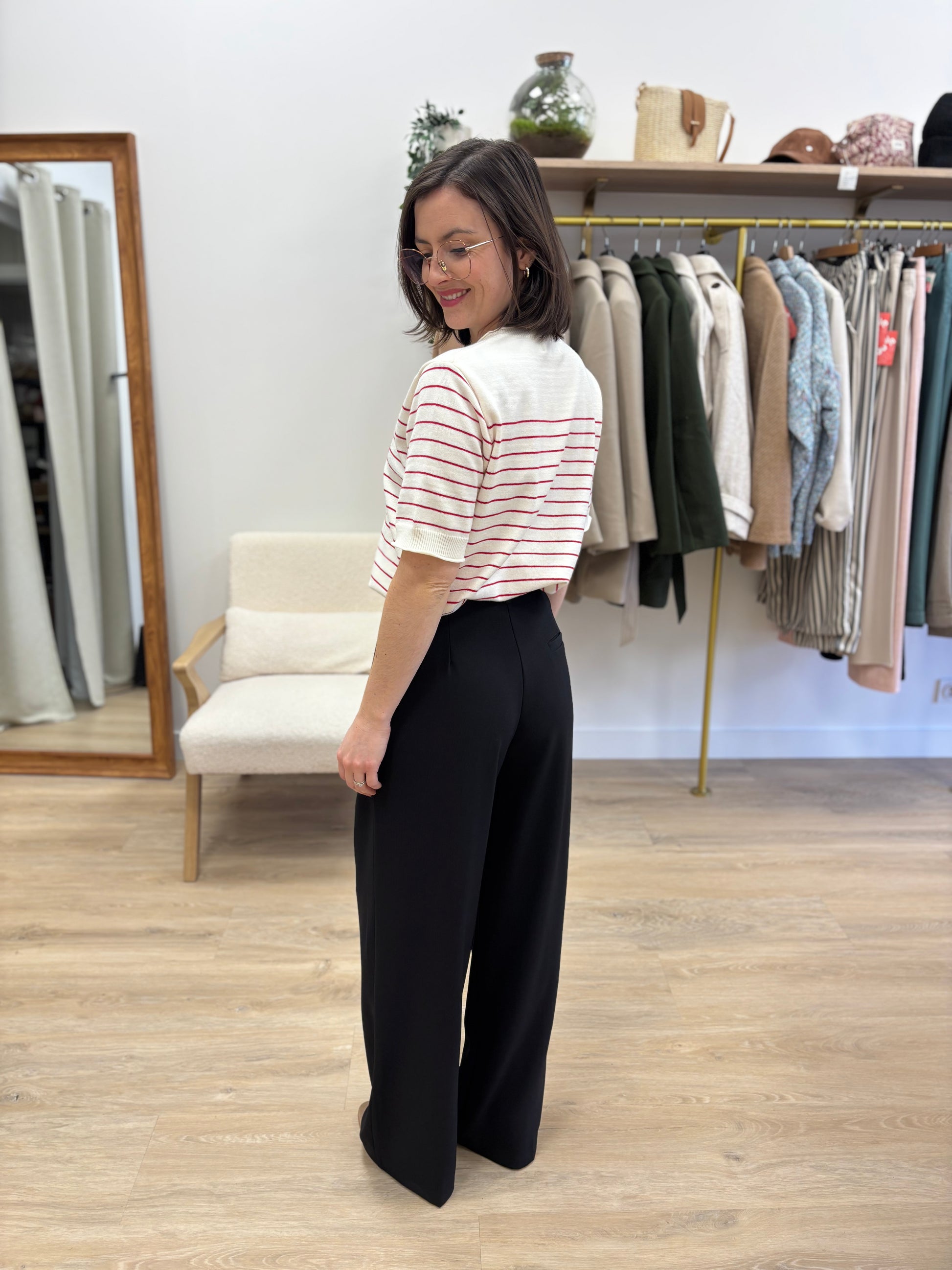 Pantalon tailleur Maël noir