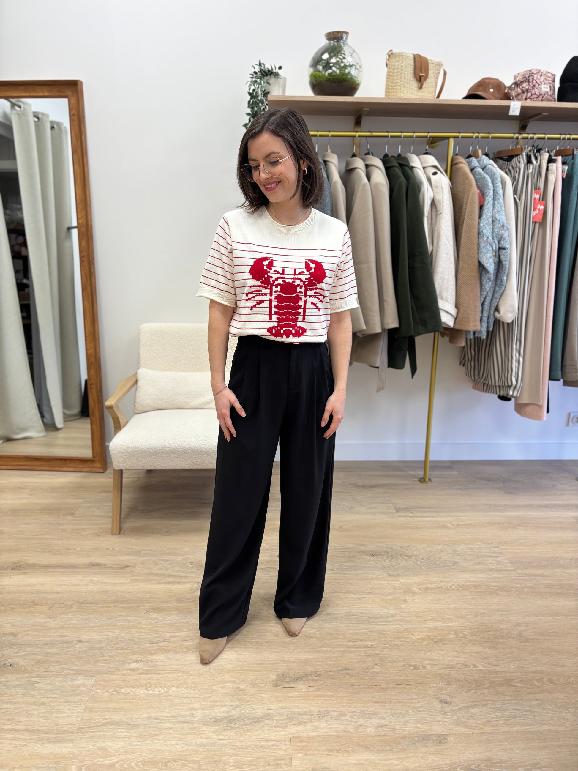 Pantalon tailleur Maël noir