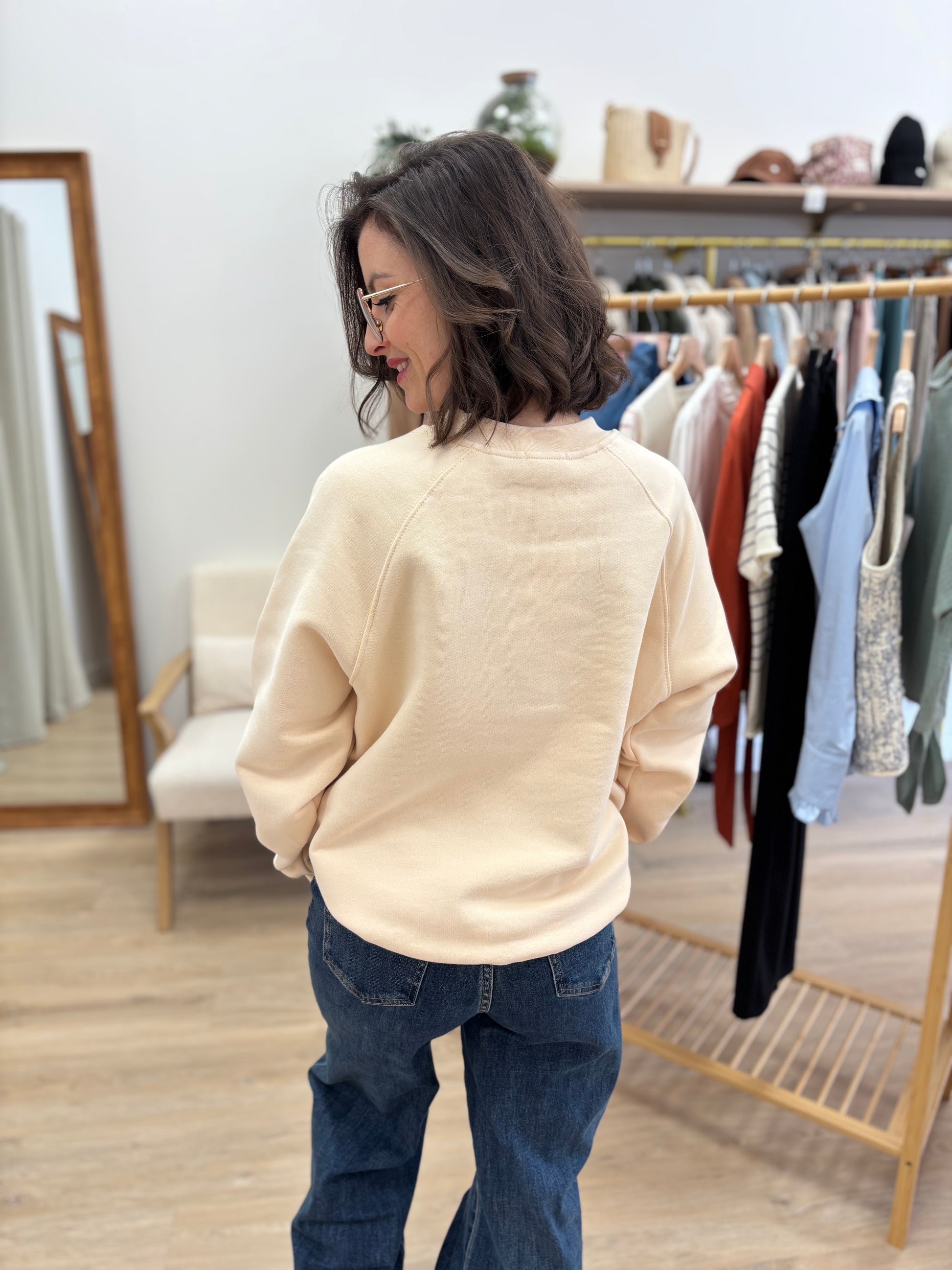 Sweat Paula beige