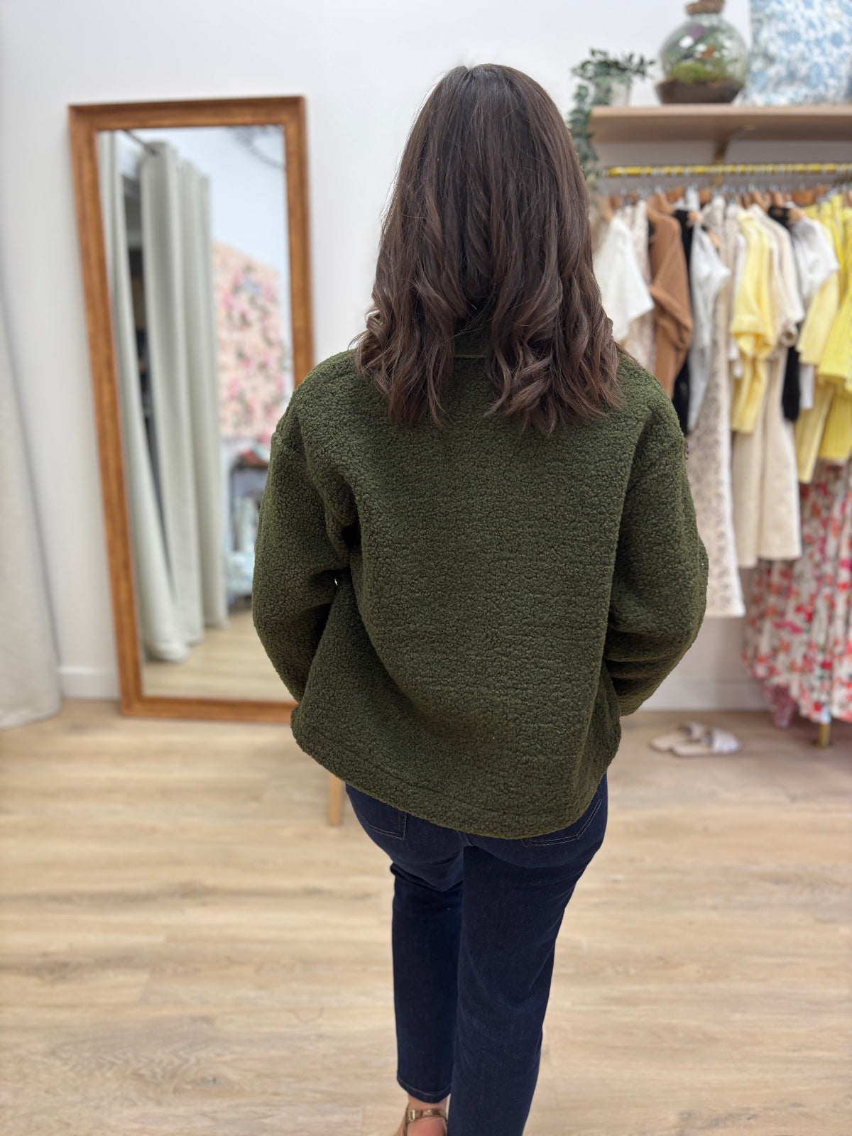 Manteau Elisa kaki