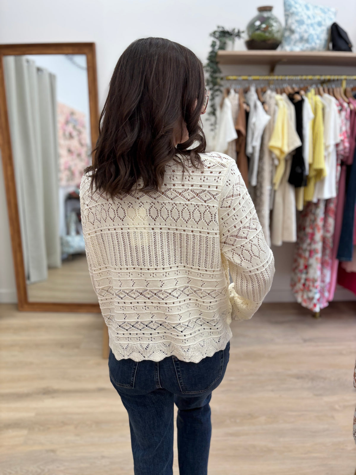 Gilet Audrey crème