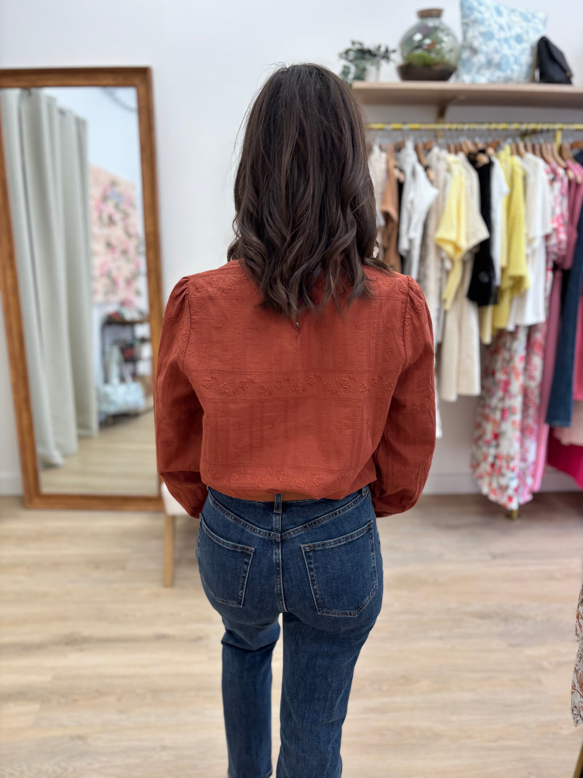 Blouse Mona brun