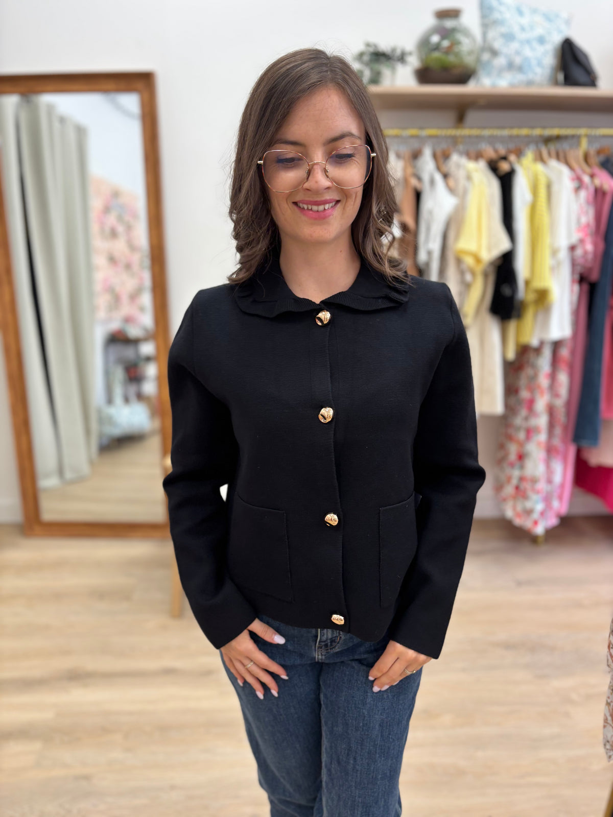 Gilet Claudine noir