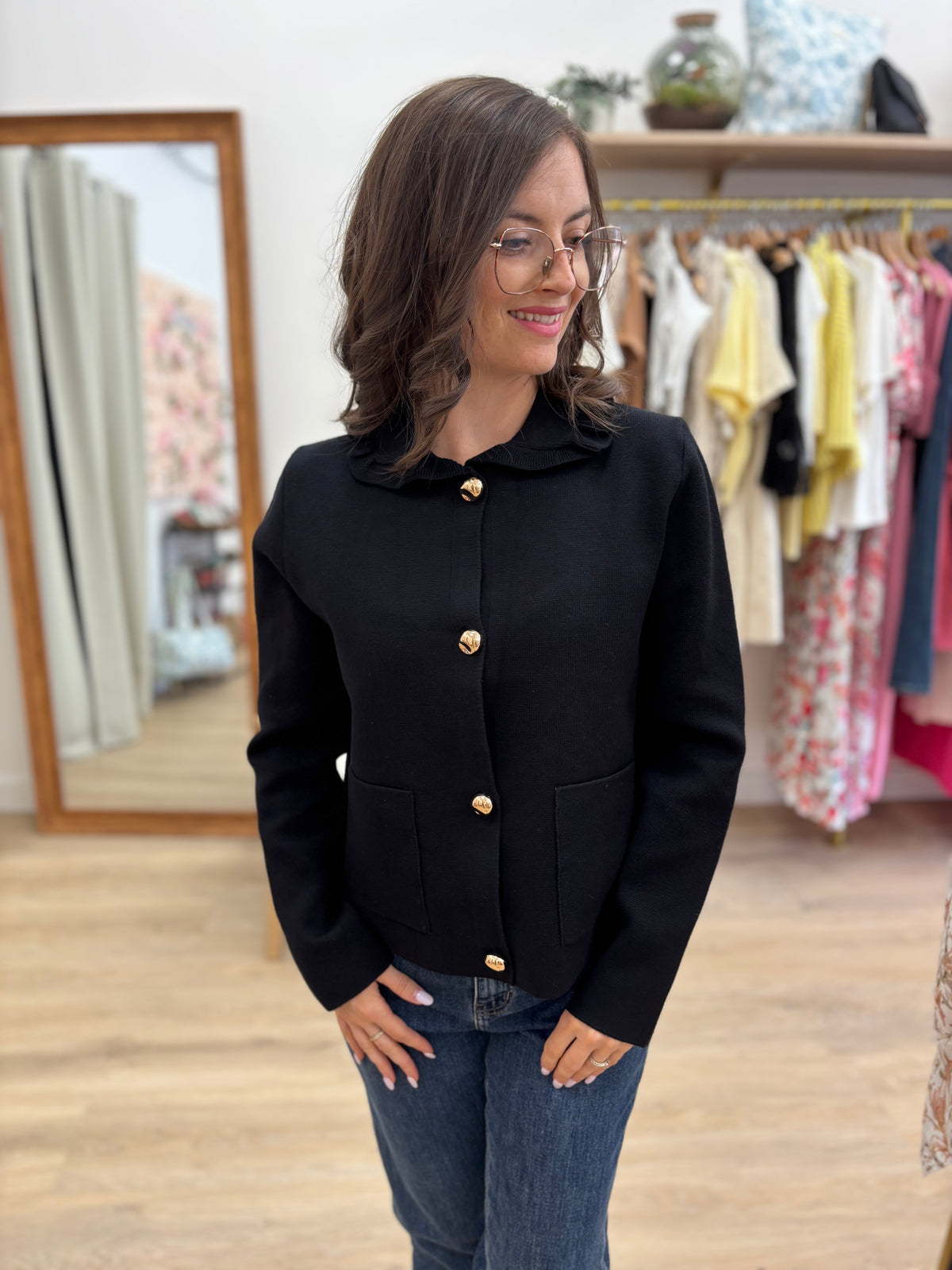 Gilet Claudine noir