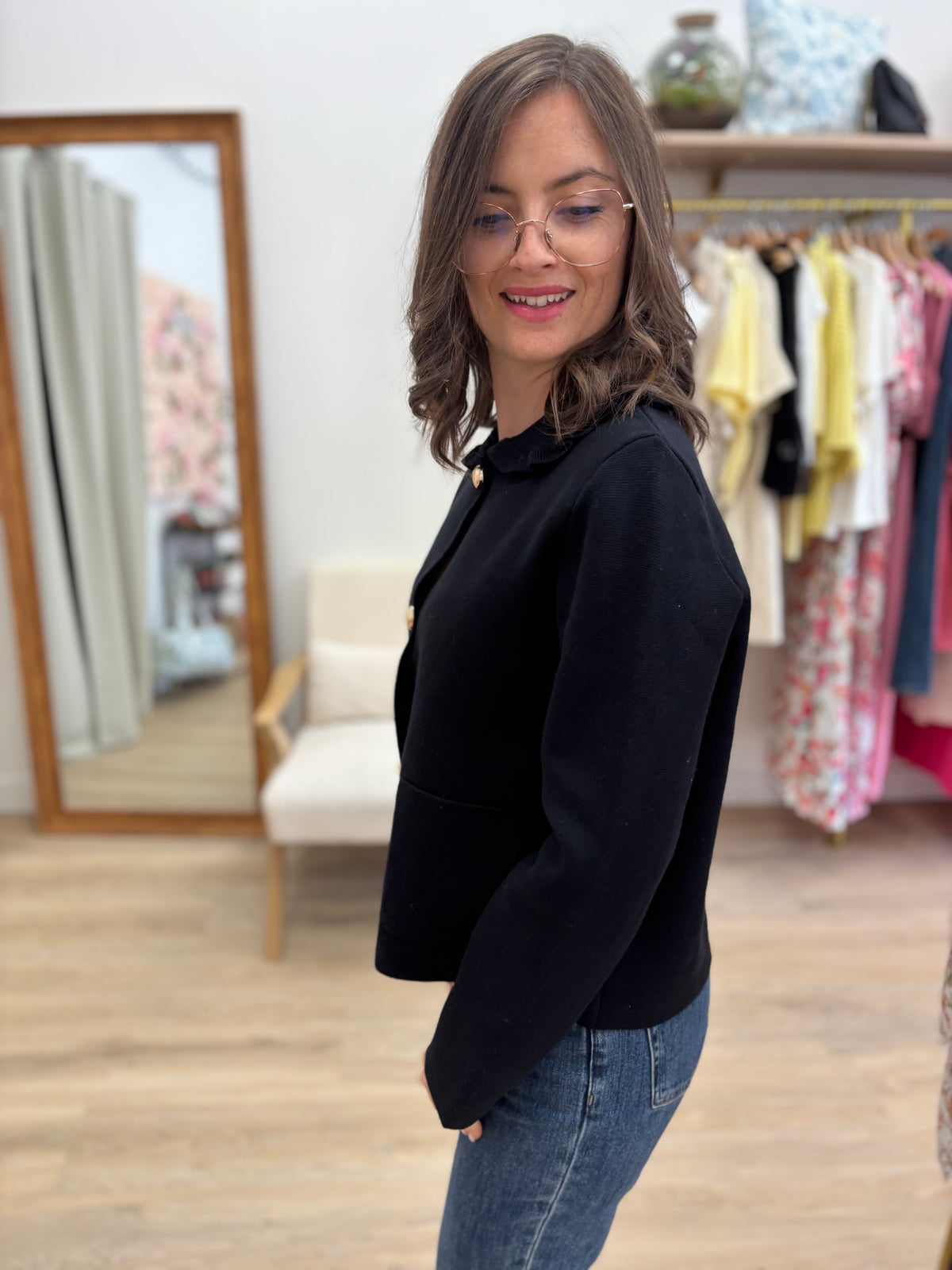 Gilet Claudine noir