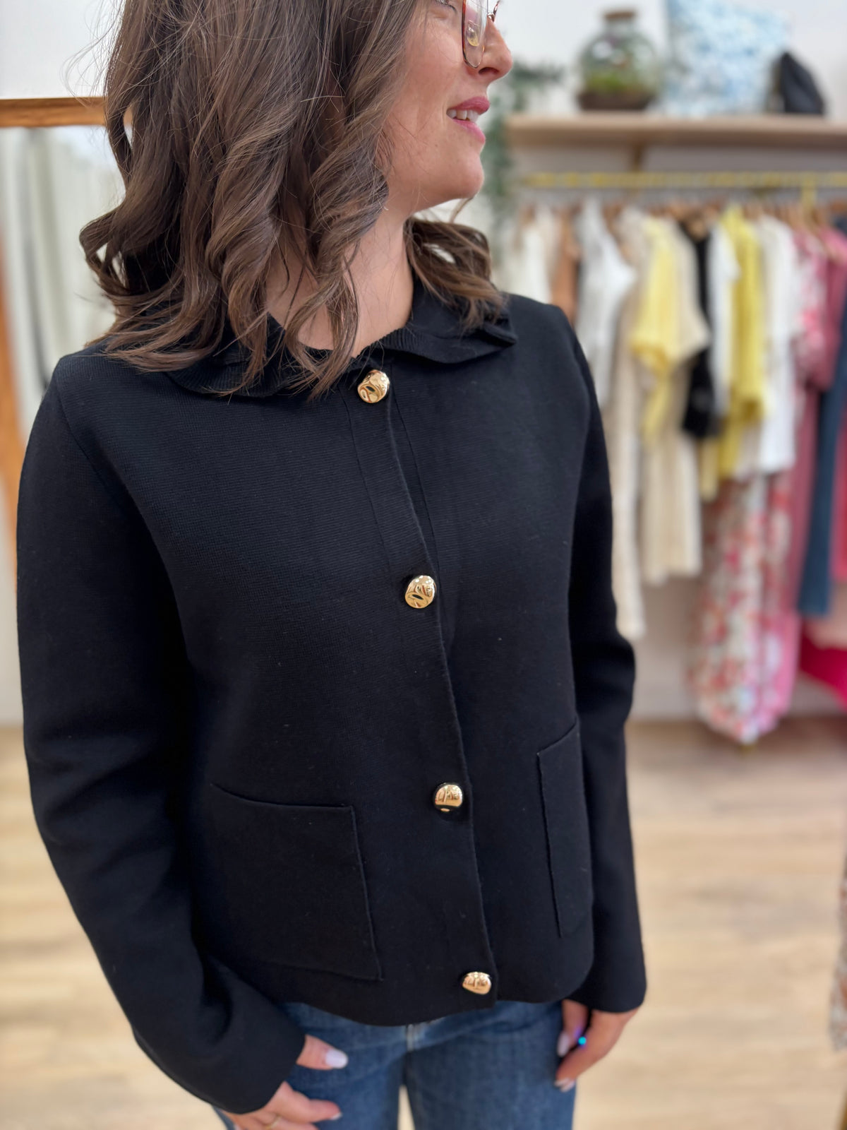 Gilet Claudine noir