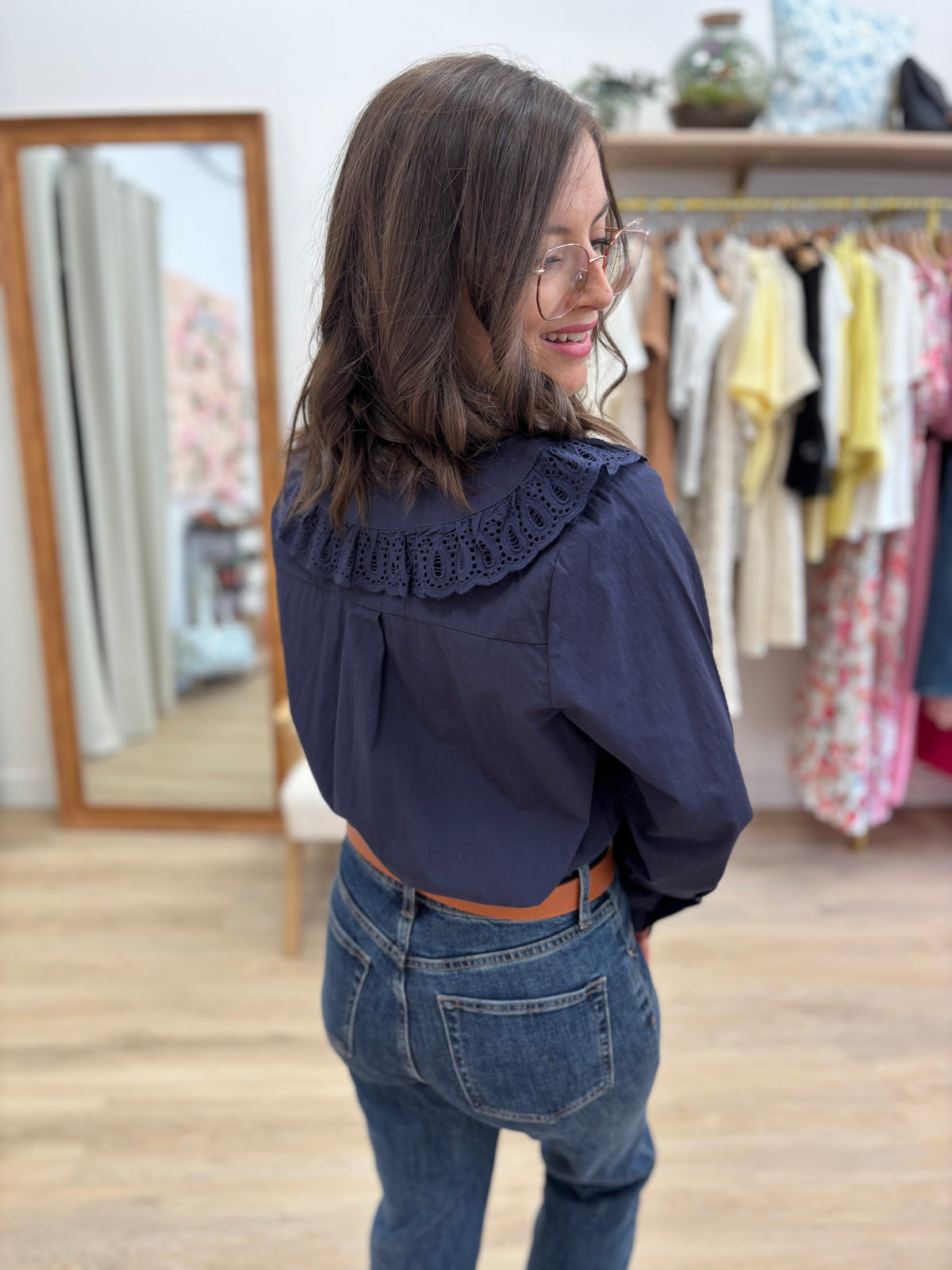 Chemise Hélène bleu
