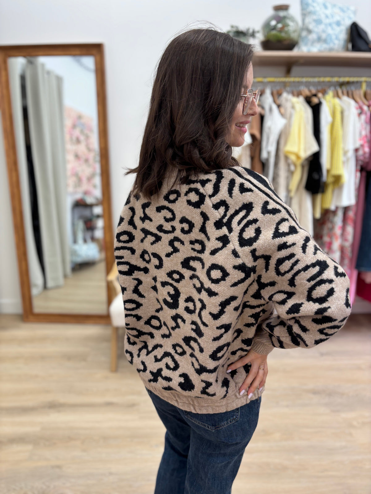 Gilet Léonie taupe